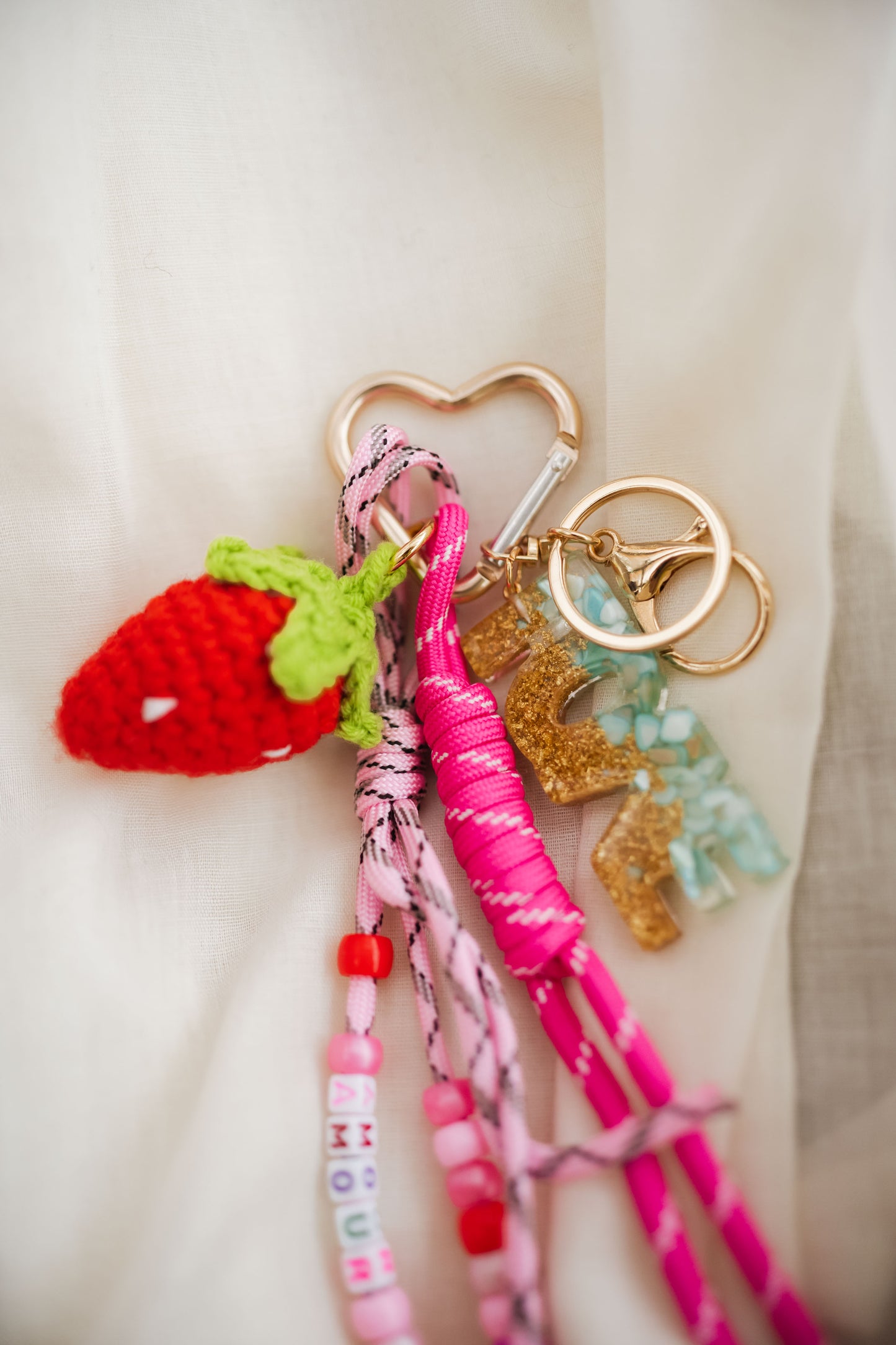 Multicolored Jila Bag Charm