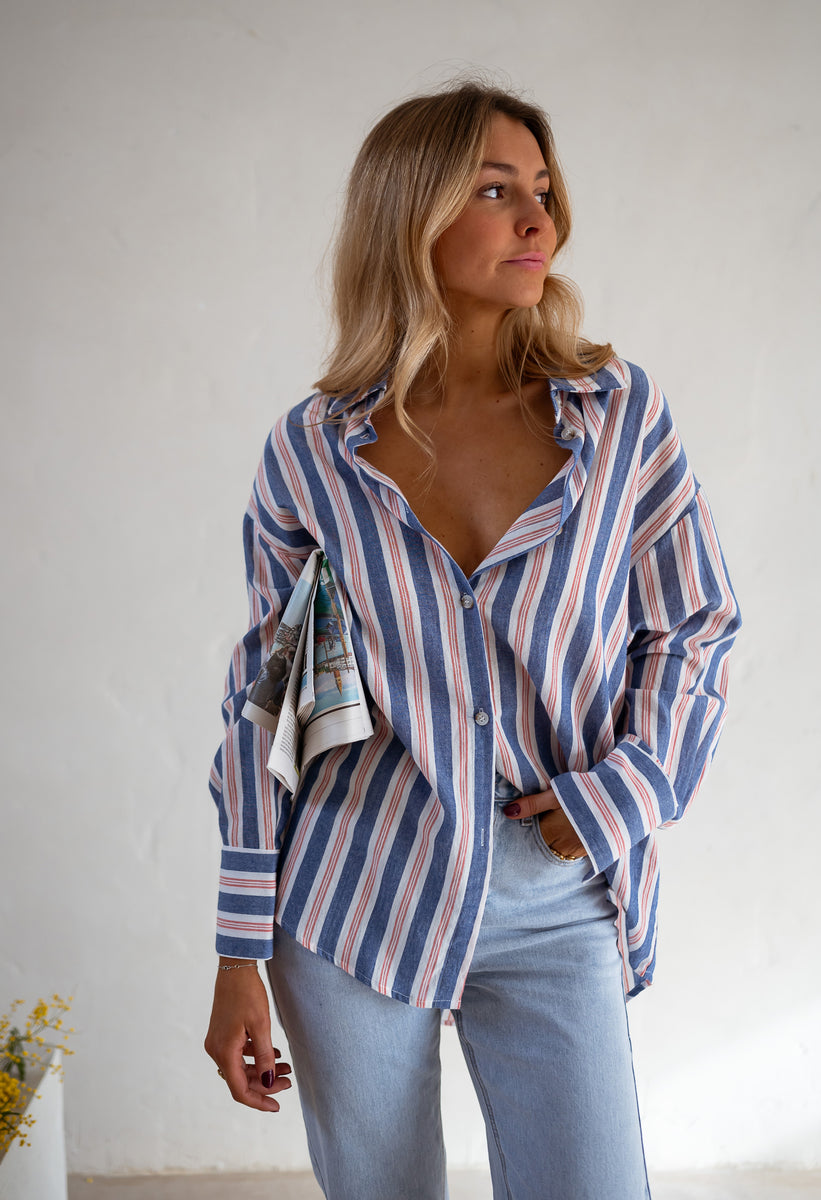 Blue Striped Sally Shirt
