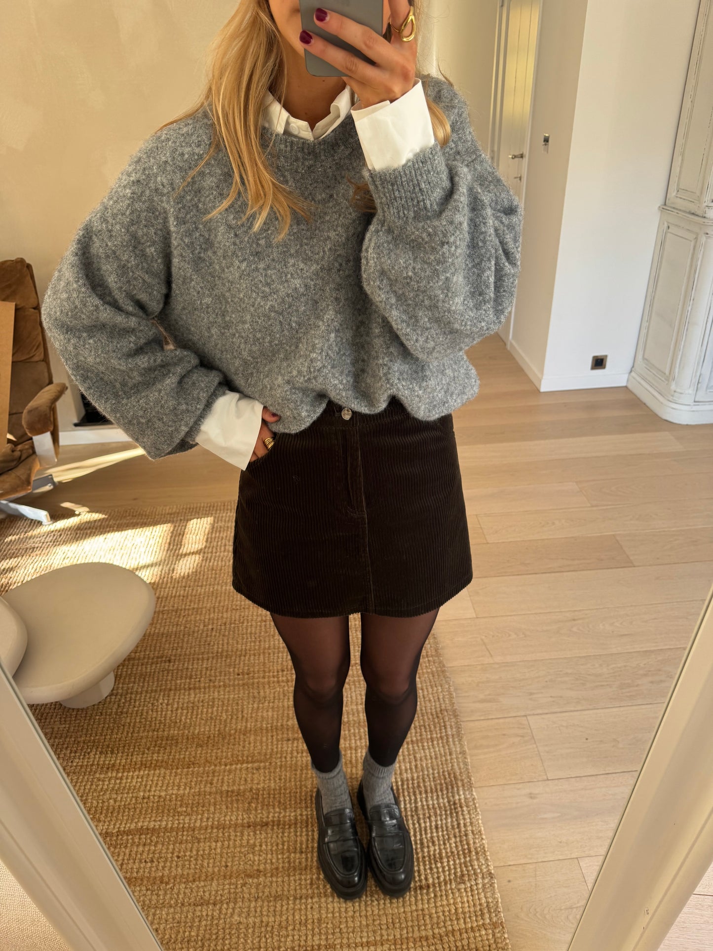 Grey Jutta Sweater