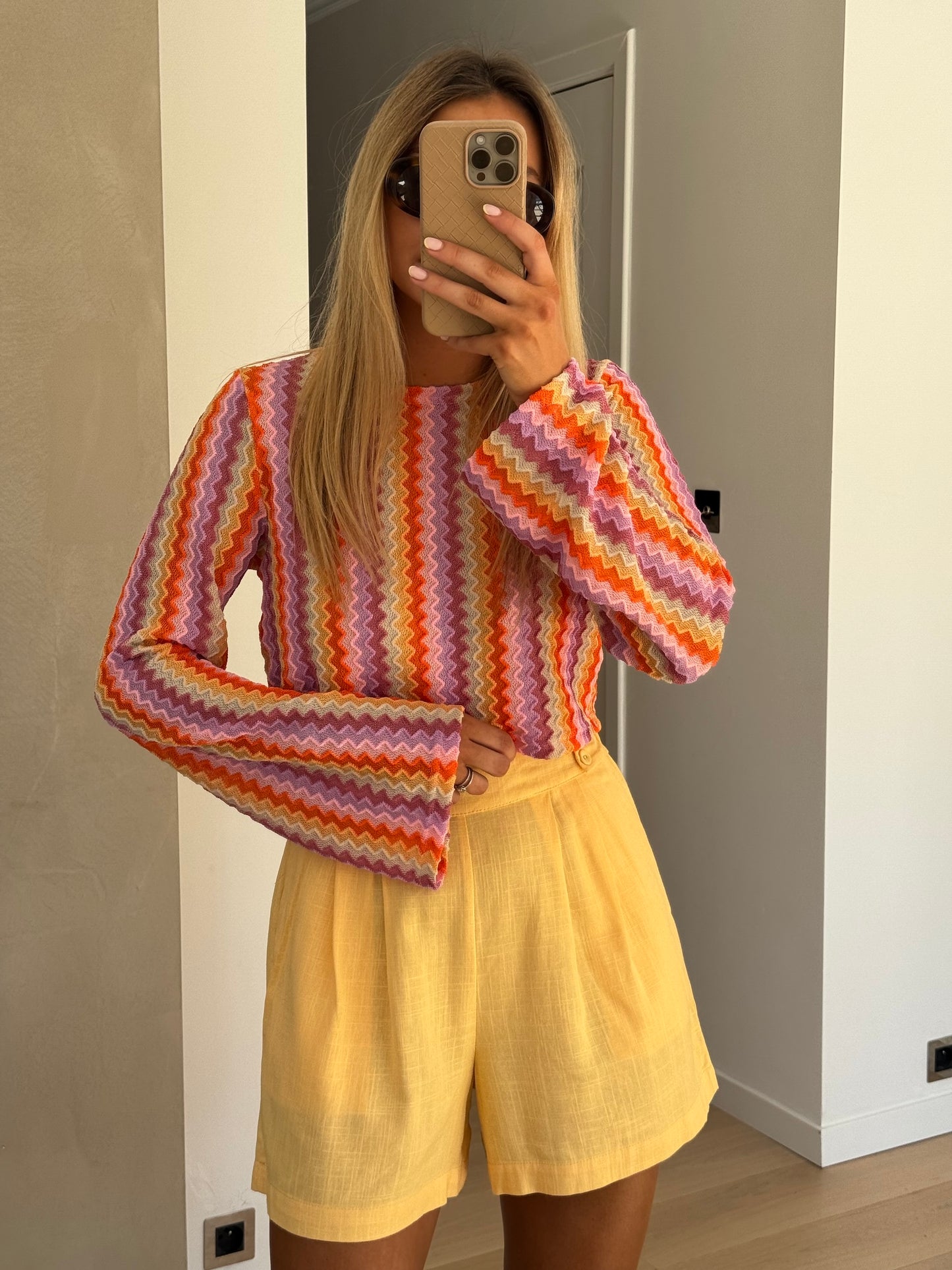 Multicolored Sohane Blouse