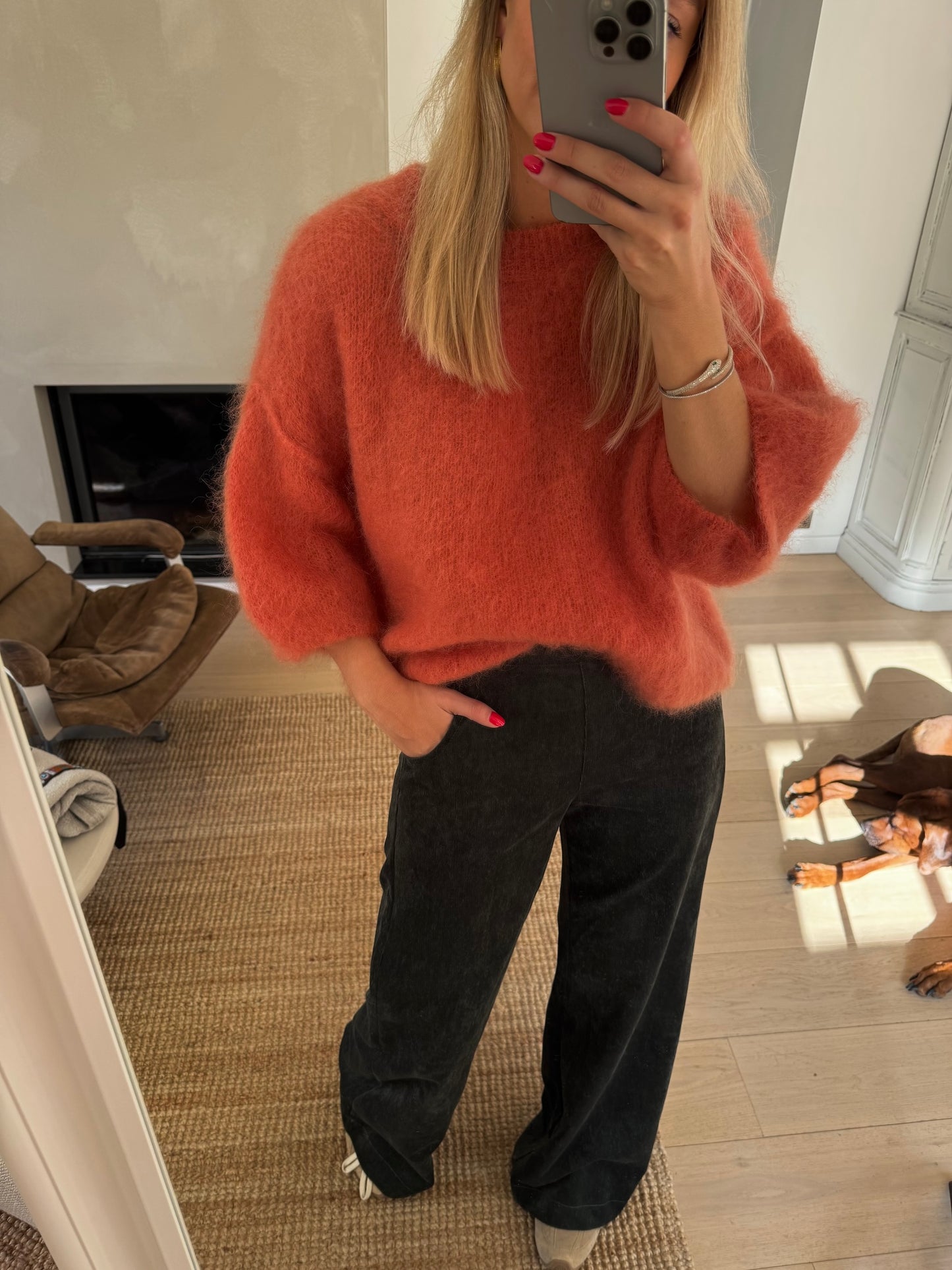 Orange Samia Sweater