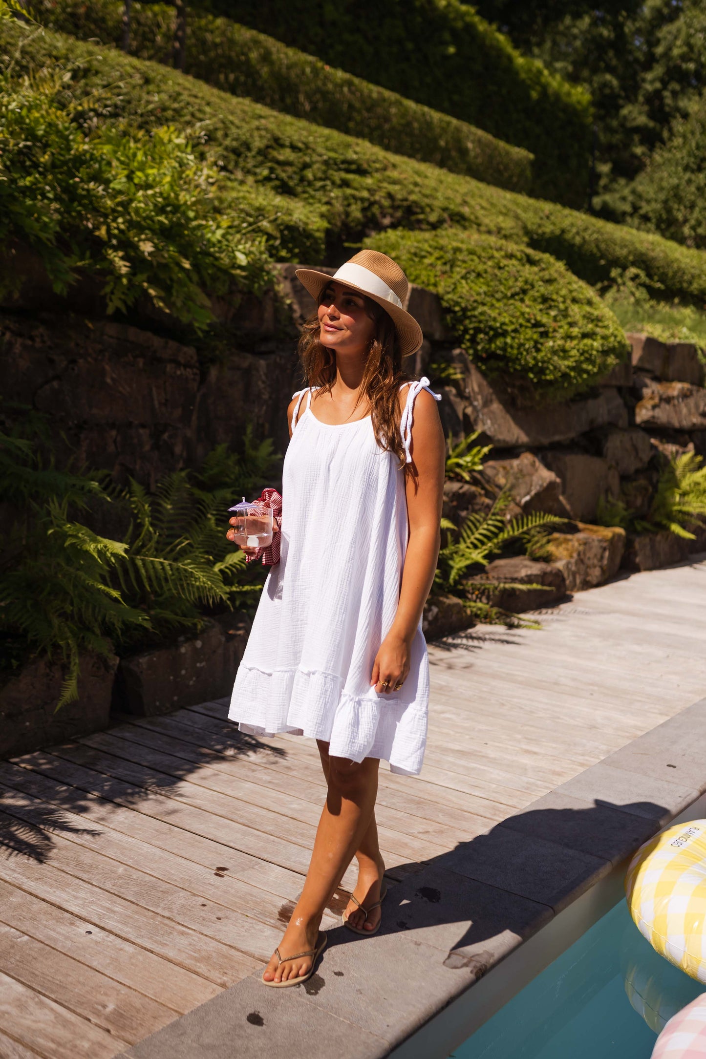 White Athenais Dress