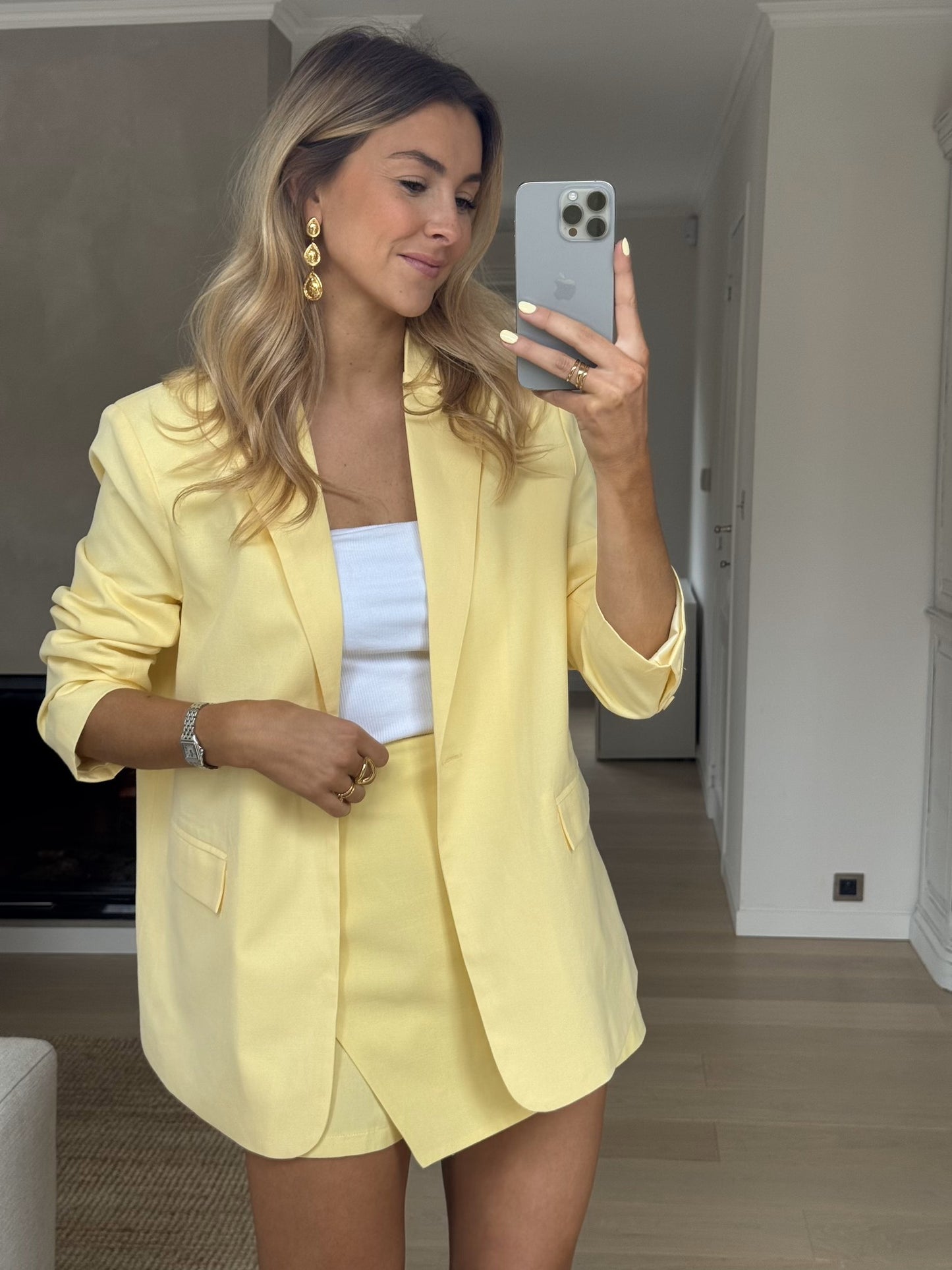 Yellow Jean Blazer