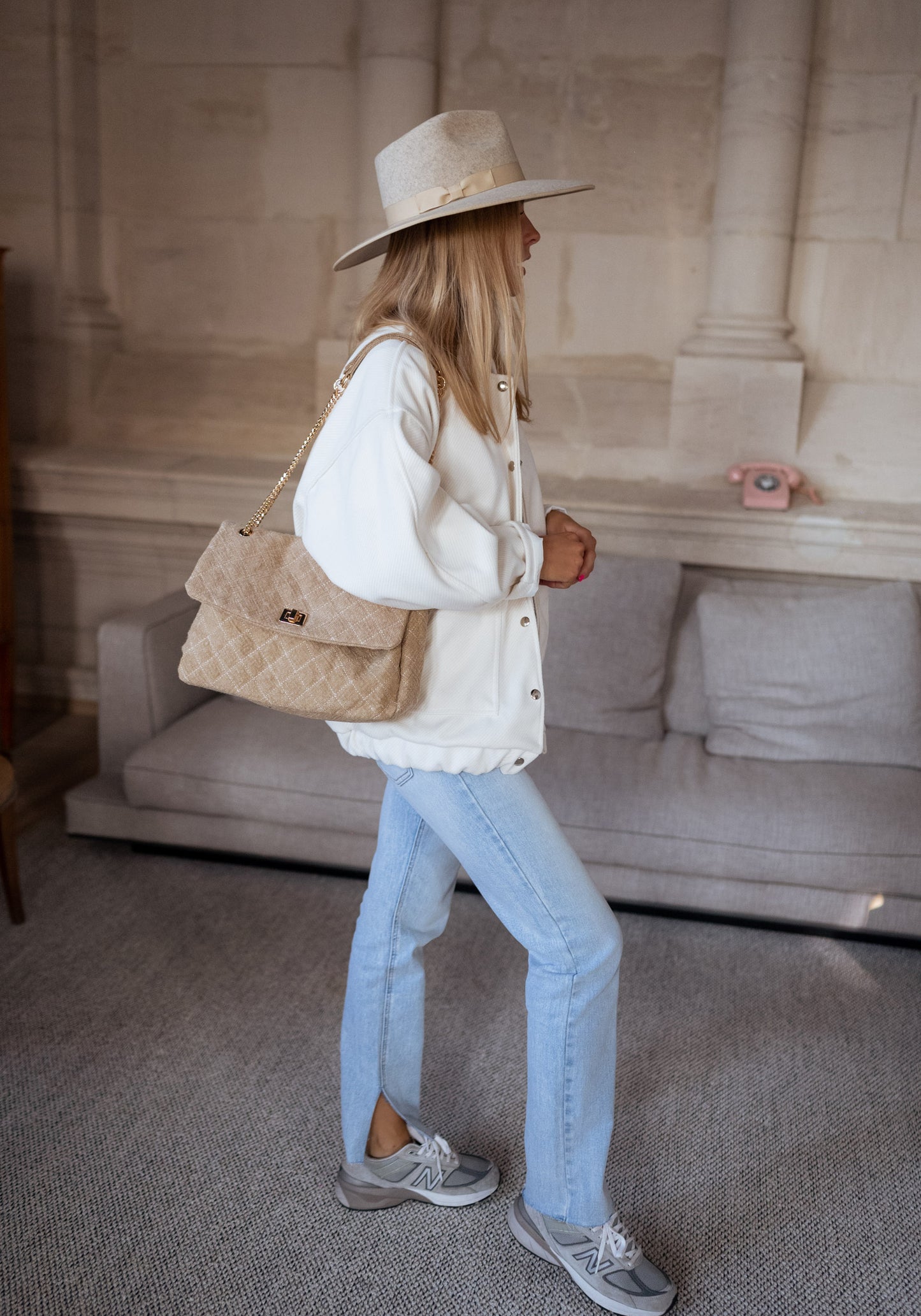 Ecru Mahe Bomber Jacket