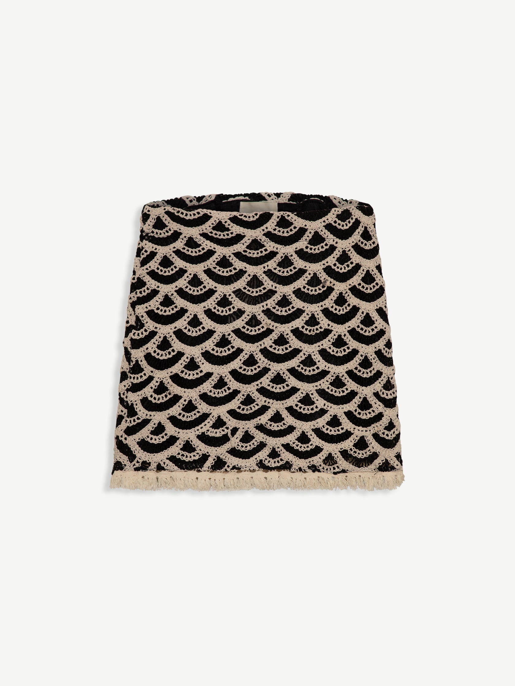 Midi Crochet Skirt Ecru