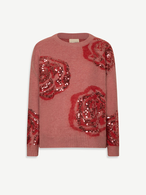 Raspberry Martie Sweater