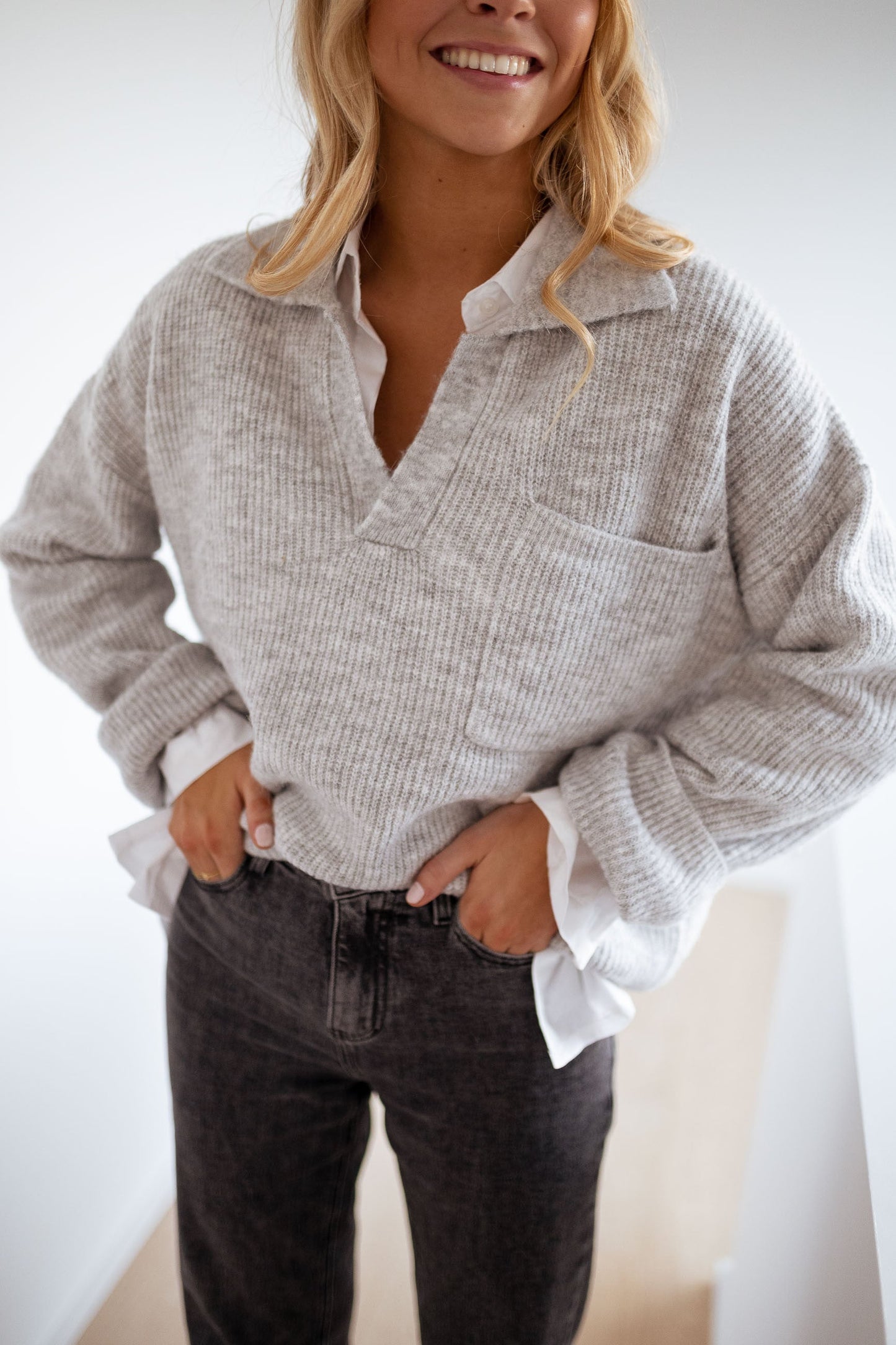 Light Grey Elmia Sweater