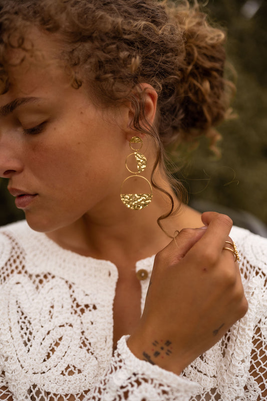 Golden Allon Earrings