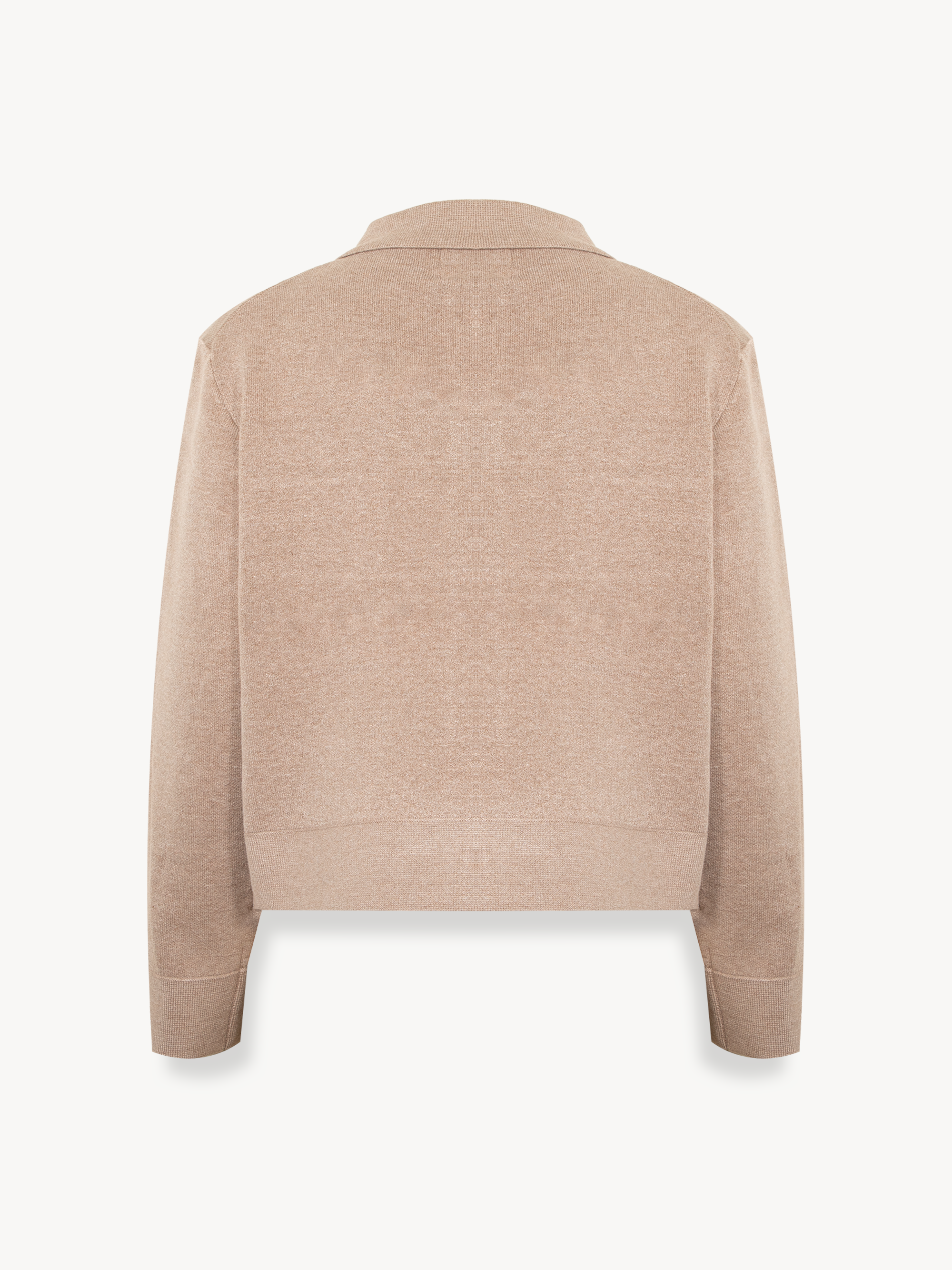 Beige Eather Cardigan