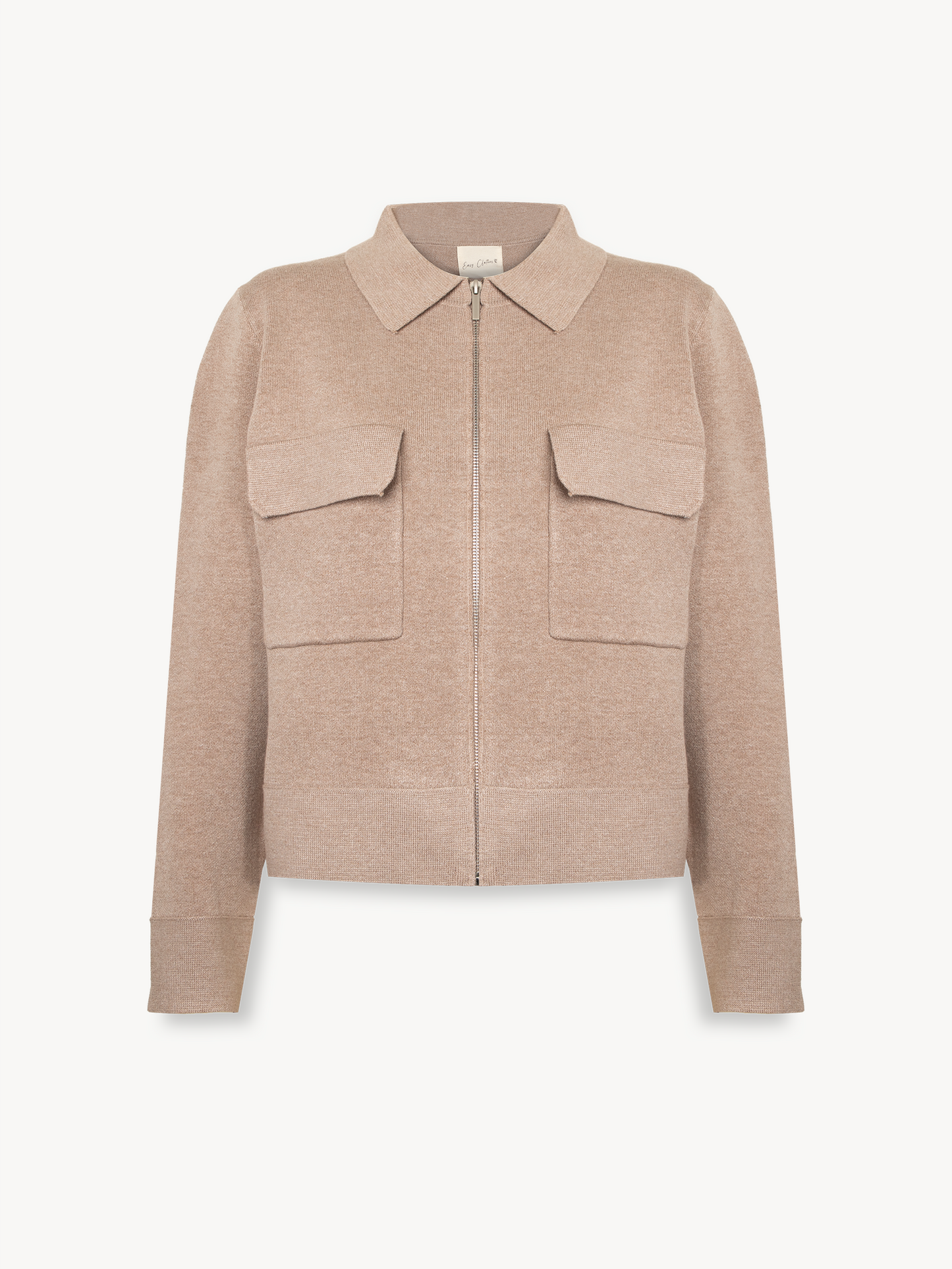 Beige Eather Cardigan