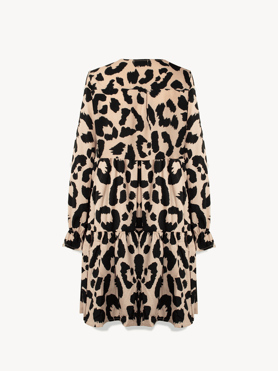 Beige Leopard Anatole Dress