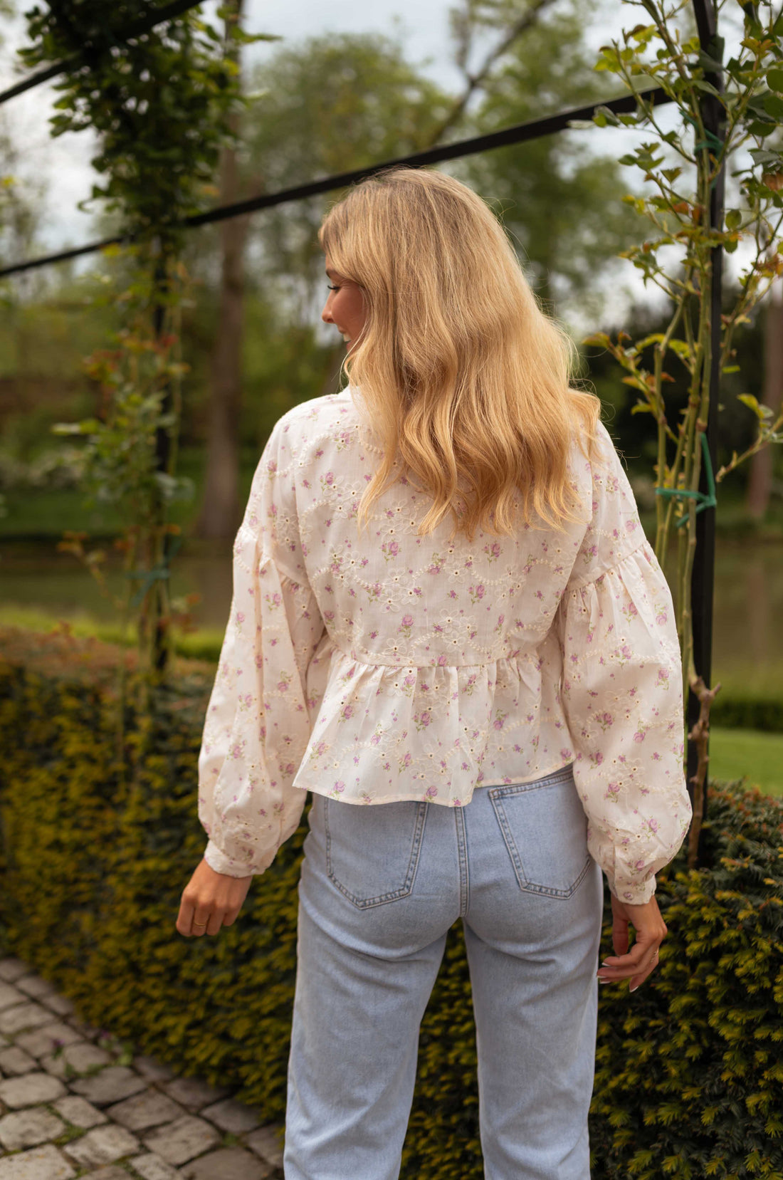 Easy On Me Blouse - Charcoal main image 0