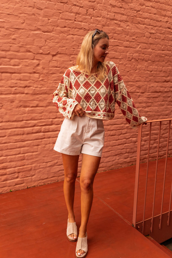 Brick Crochet Kalya Blouse