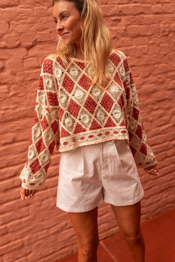 Brick Crochet Kalya Blouse