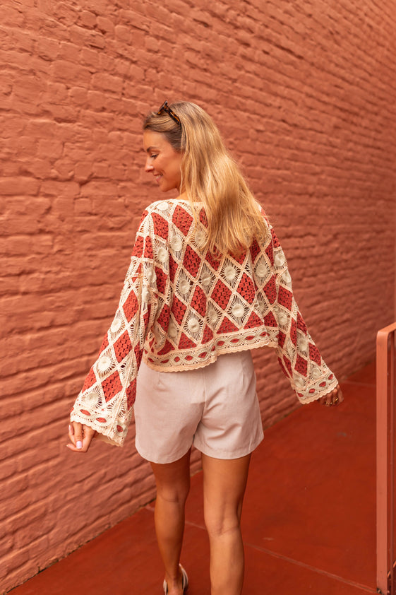 Brick Crochet Kalya Blouse