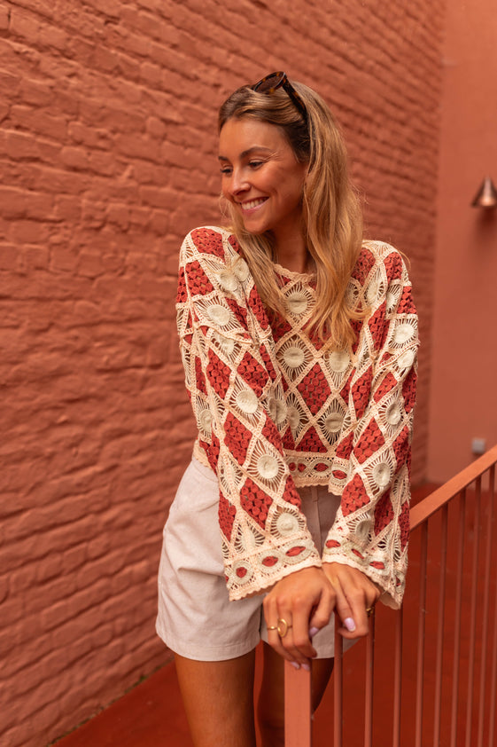 Brick Crochet Kalya Blouse