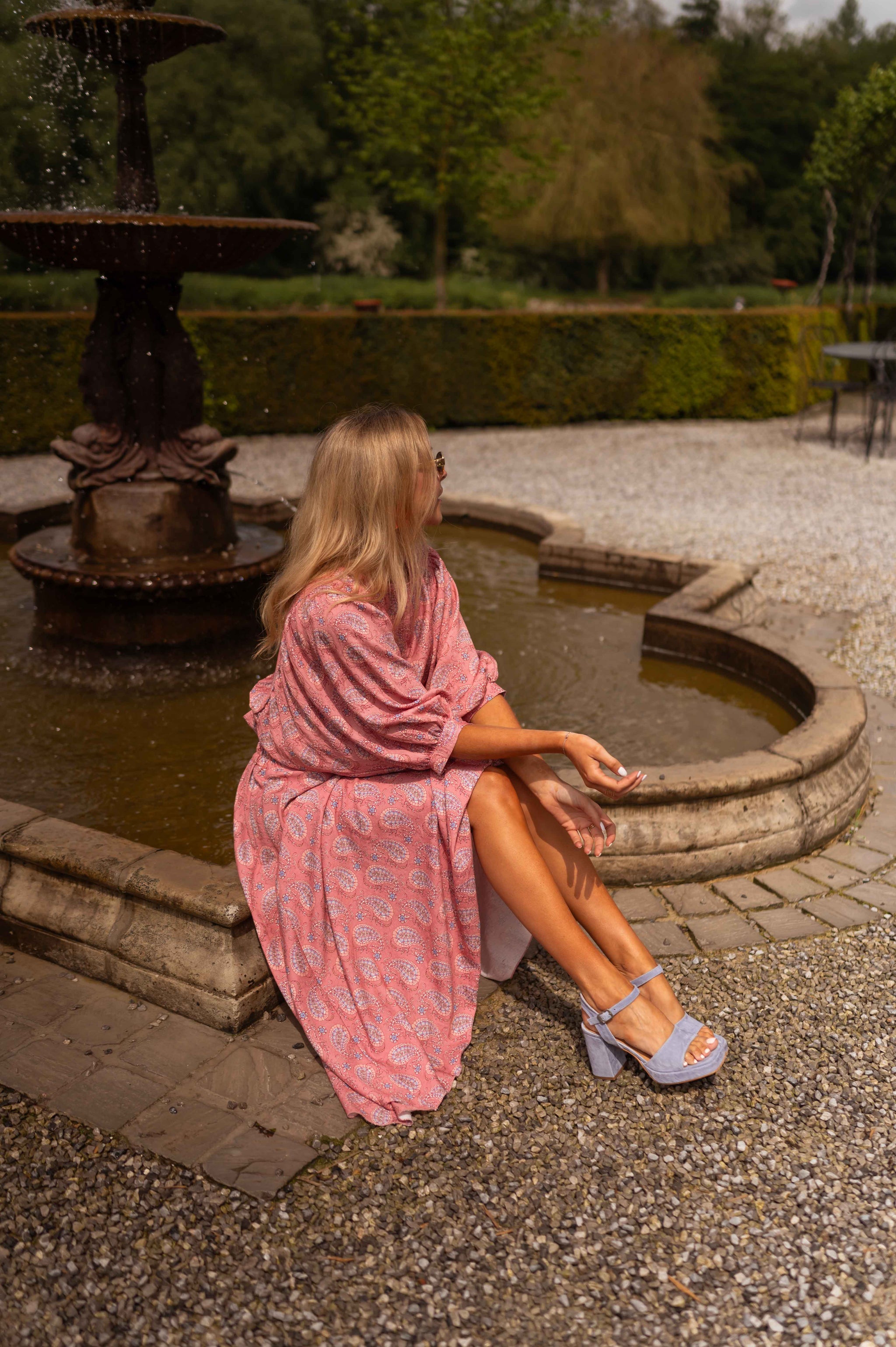 Pink Patterned Karlou Blouse