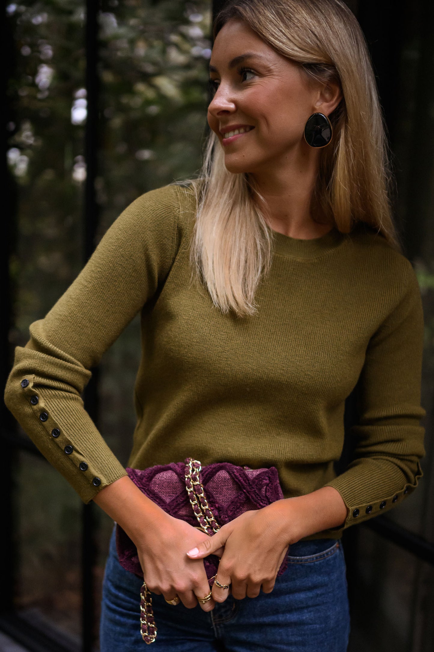 Black Louhane Earrings