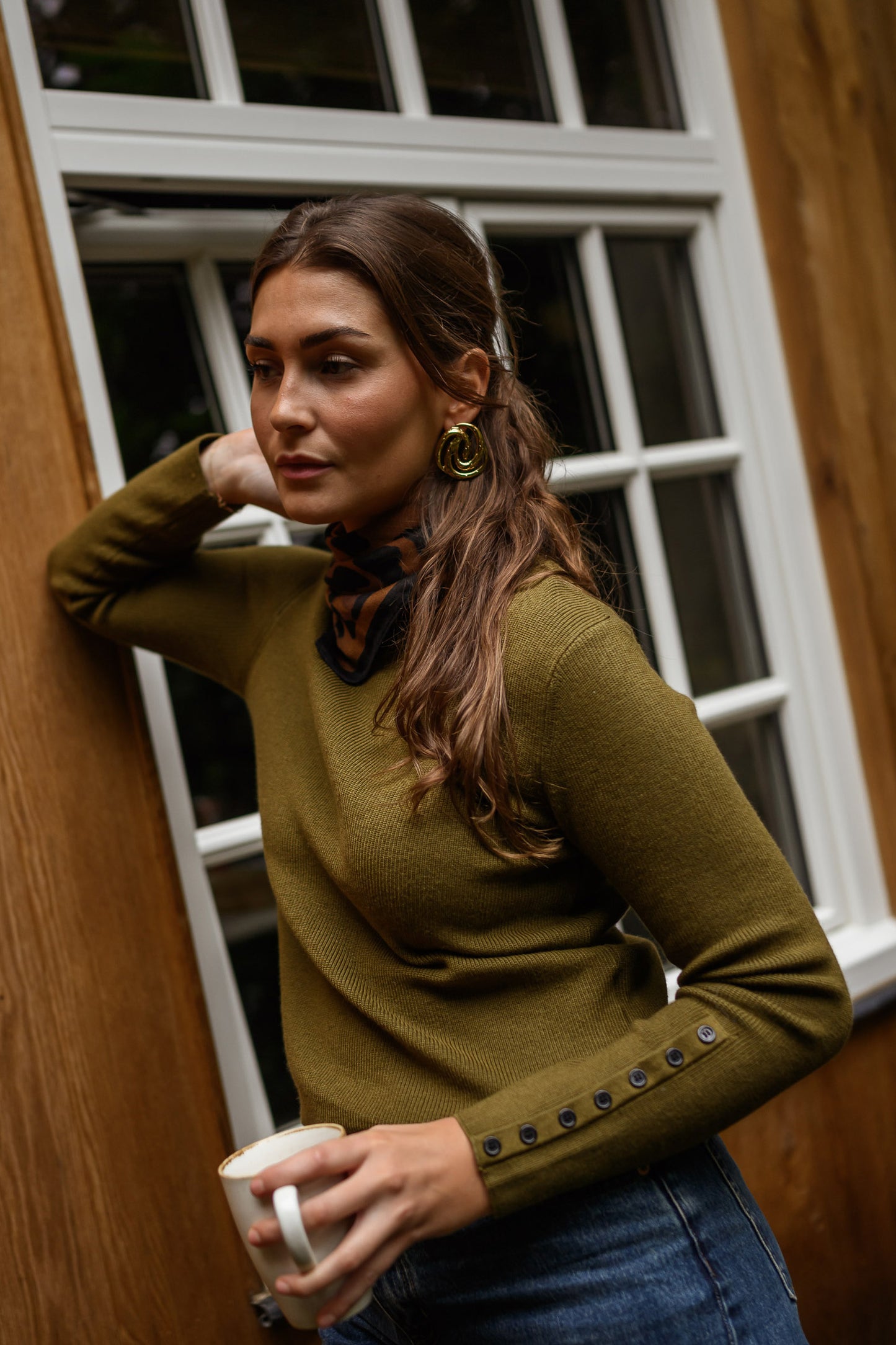 Golden Philo Earrings