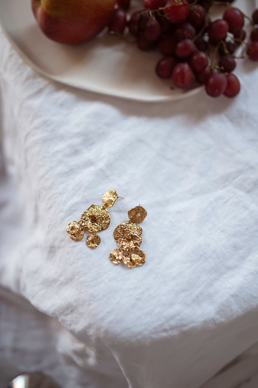 Golden Chafo Earrings | Easy Clothes North America
