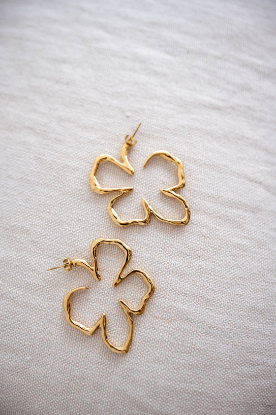 Golden Hosna Earrings