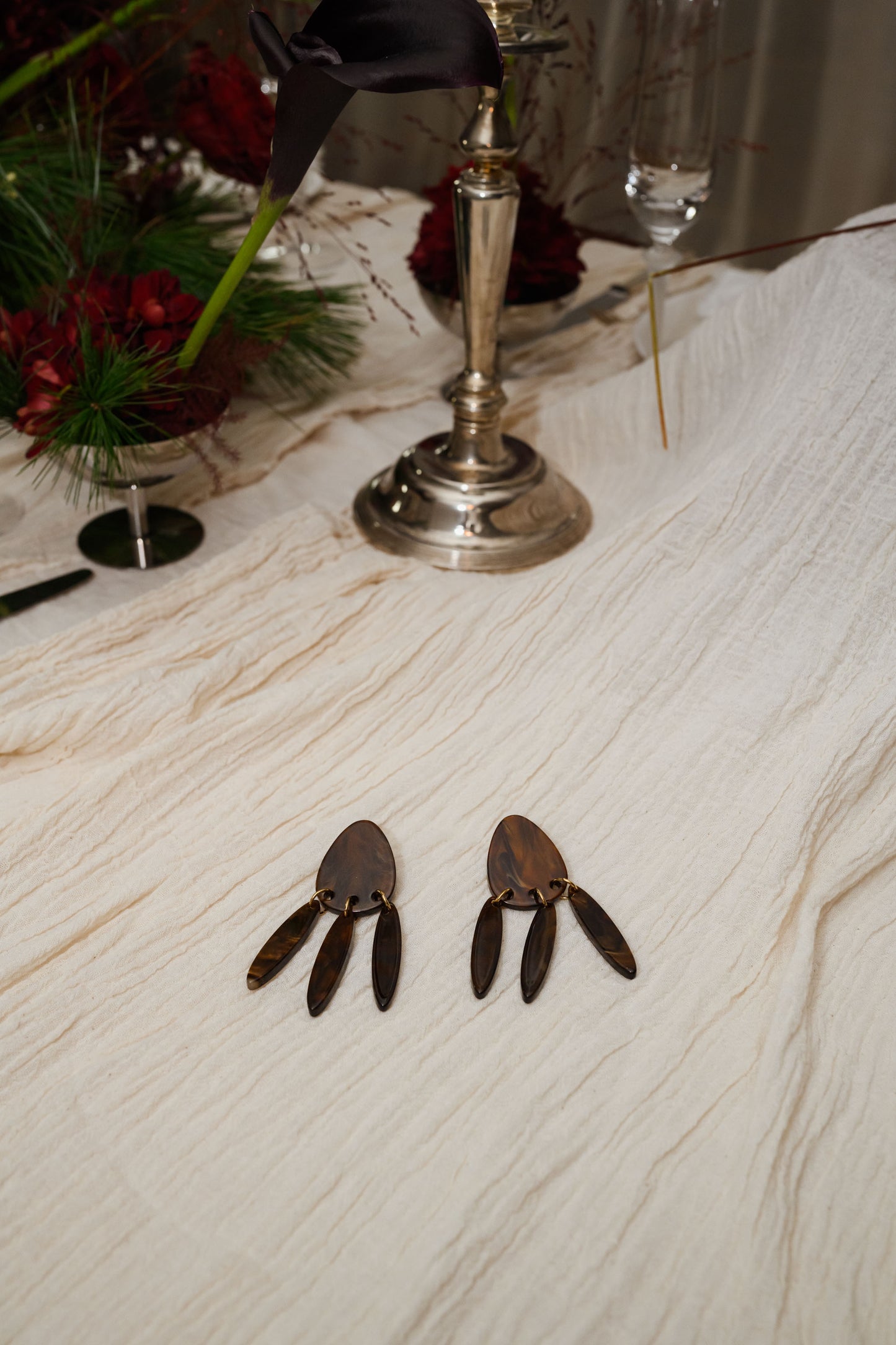 Brown Briac Earrings
