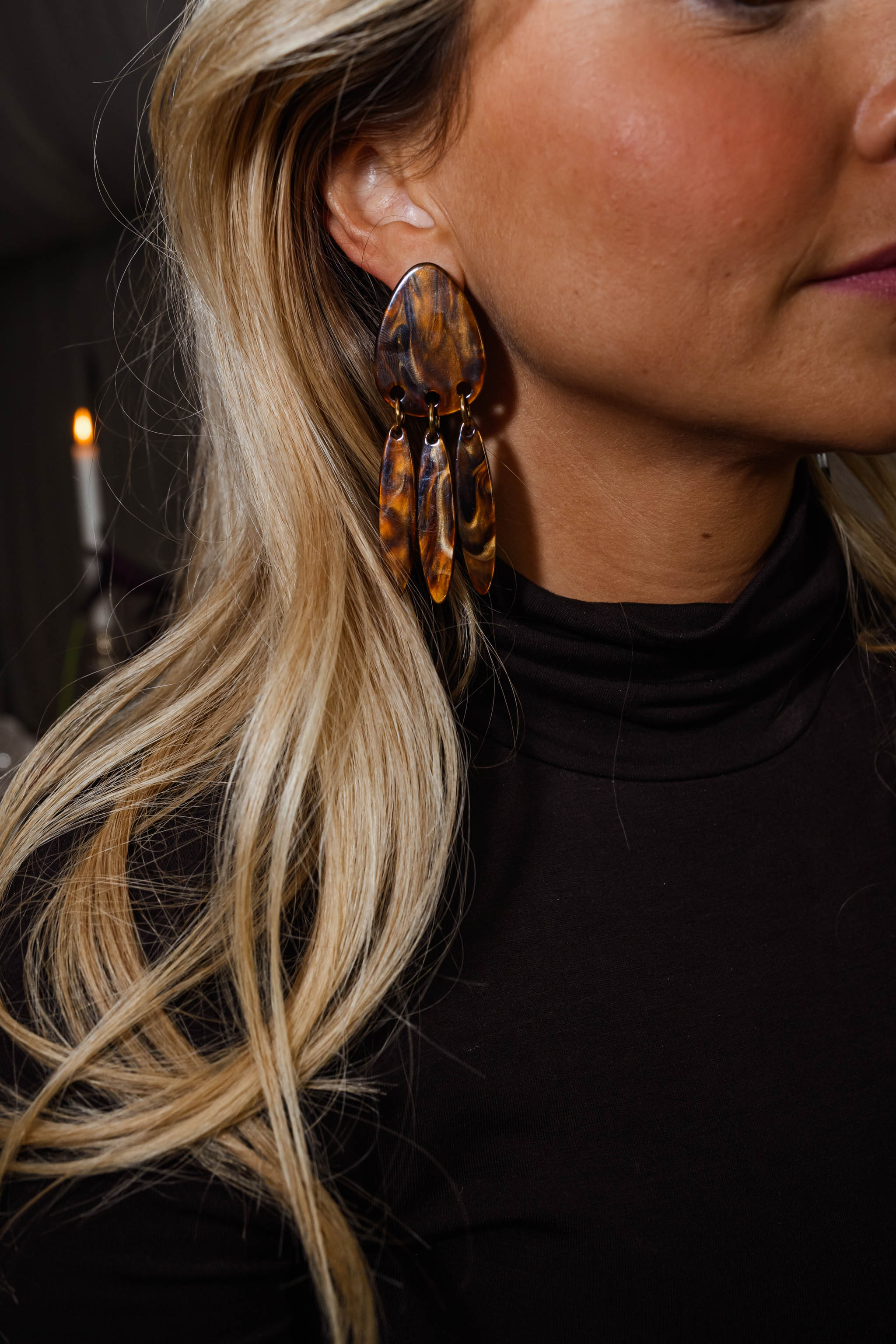 Brown Briac Earrings