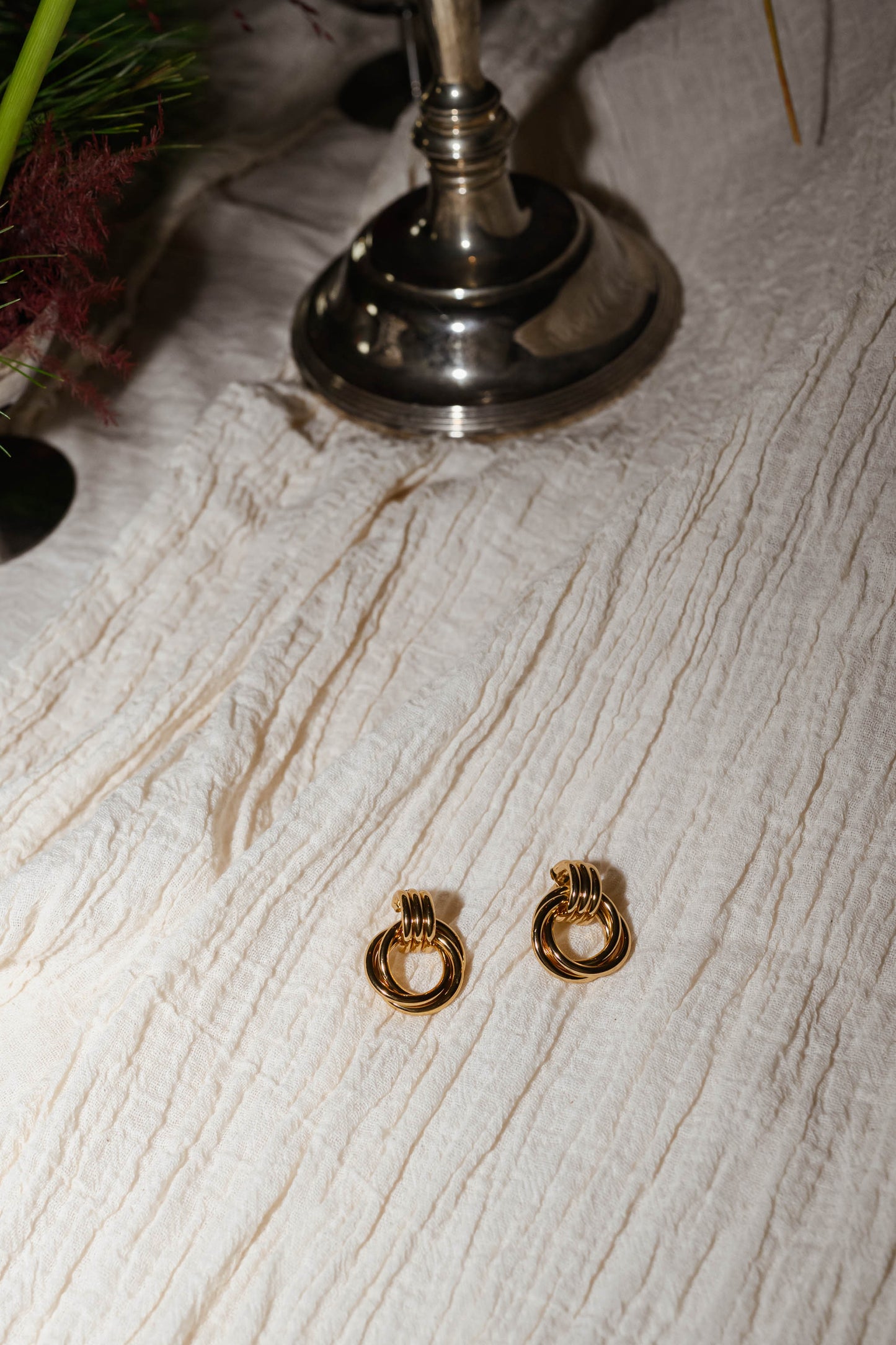 Golden Stiva Earrings