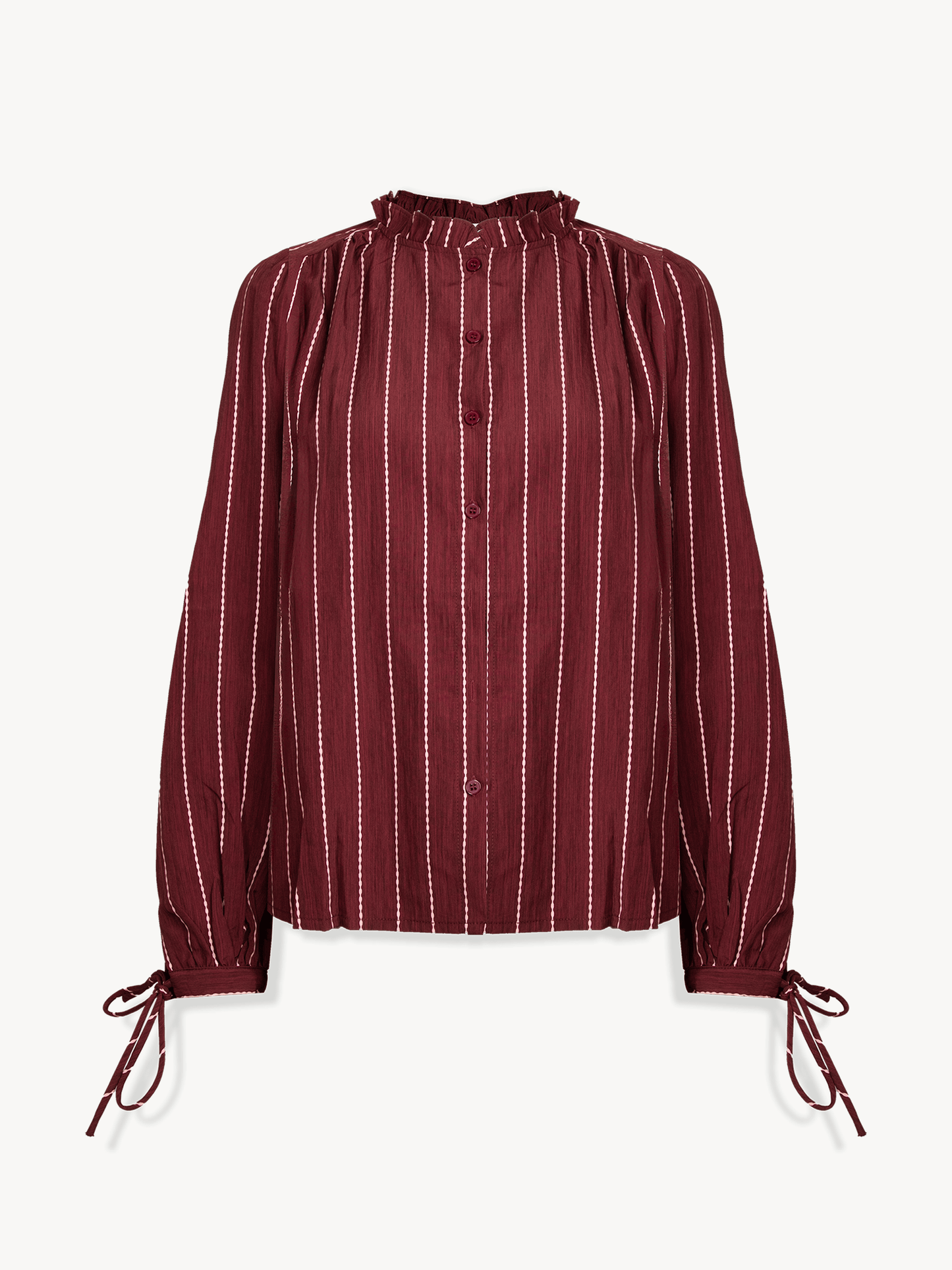 Burgundy Dorli Blouse