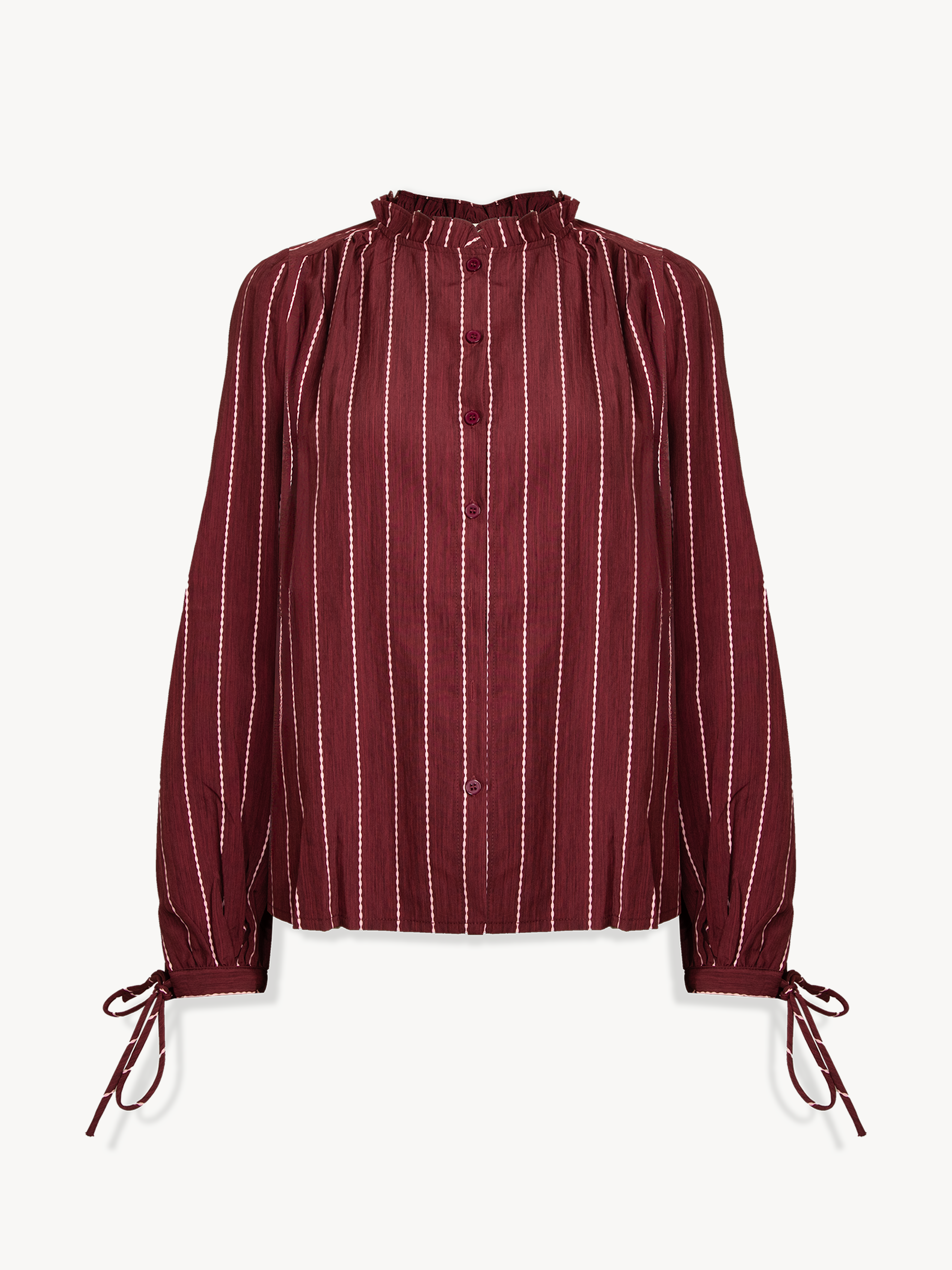 Burgundy Dorli Blouse