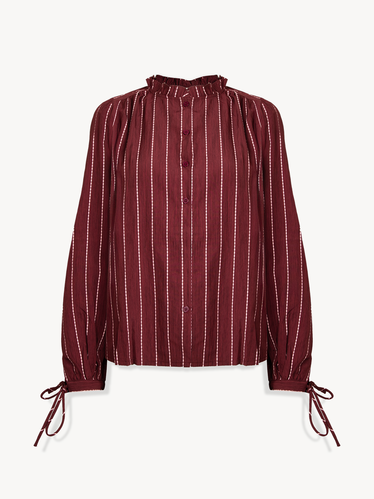 Burgundy Dorli Blouse