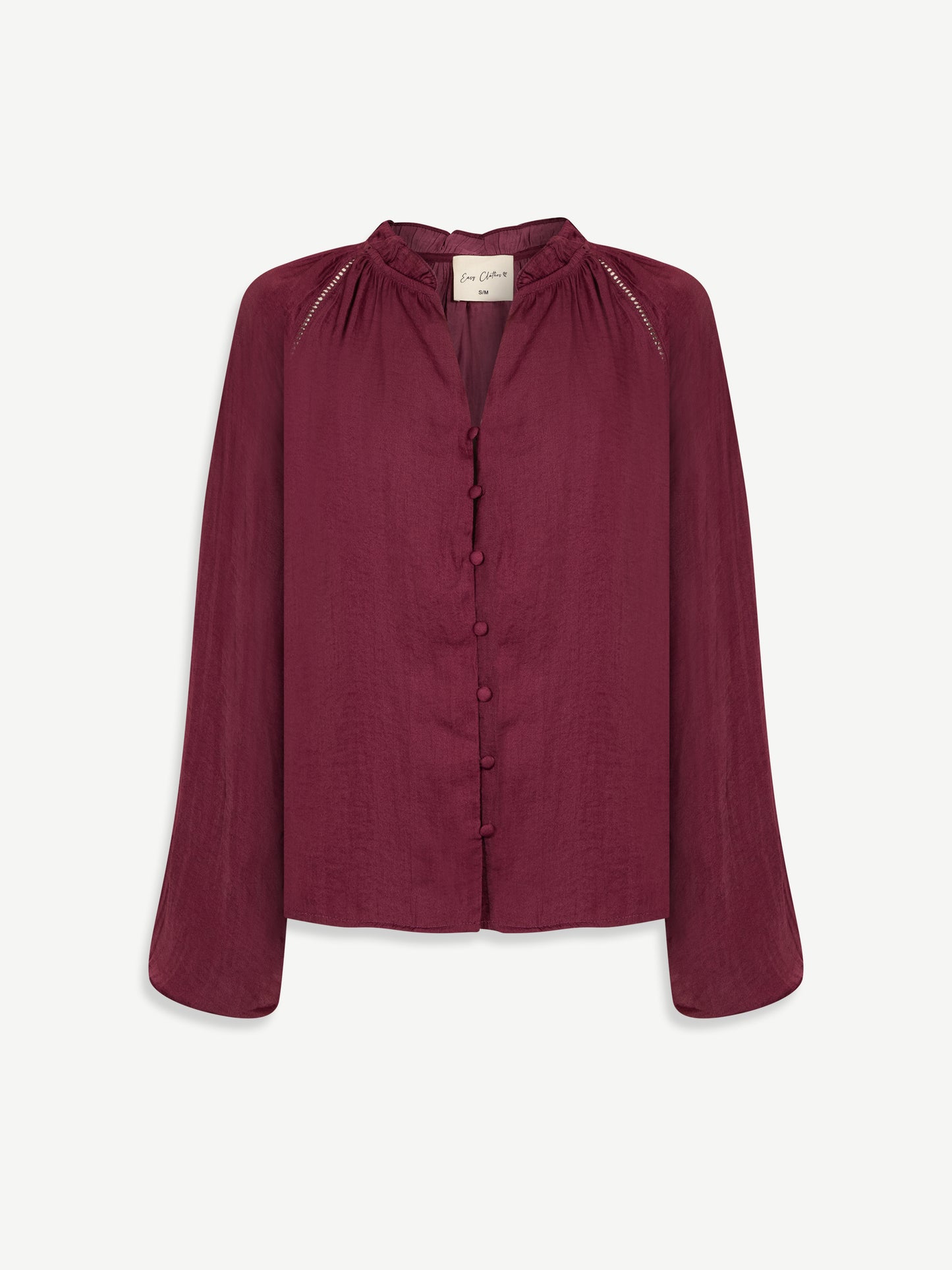 Burgundy Janelle Blouse