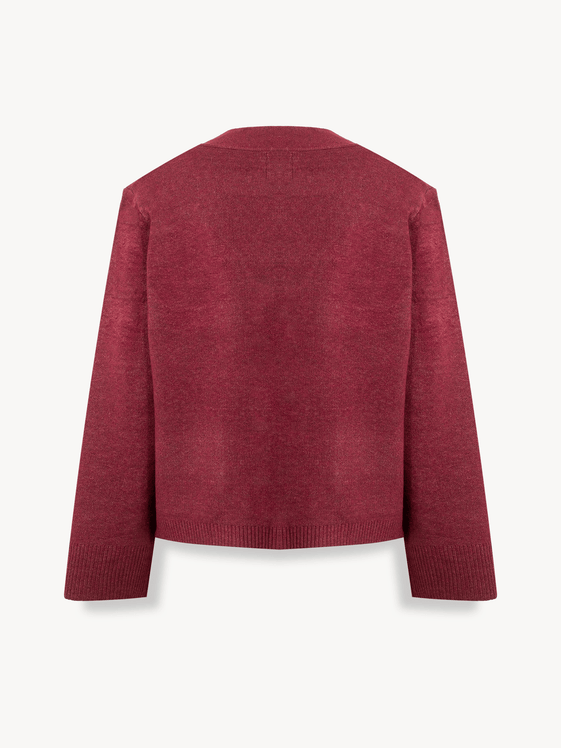 Burgundy Rima Cardigan