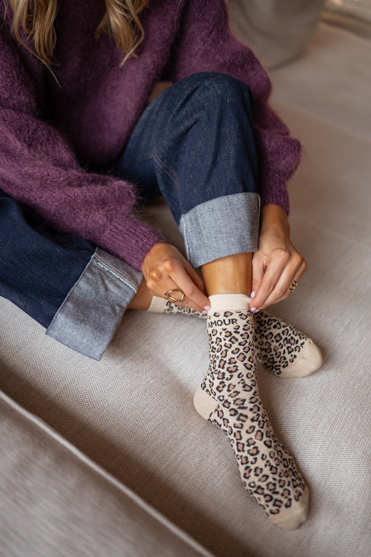 Leopard Baka Socks