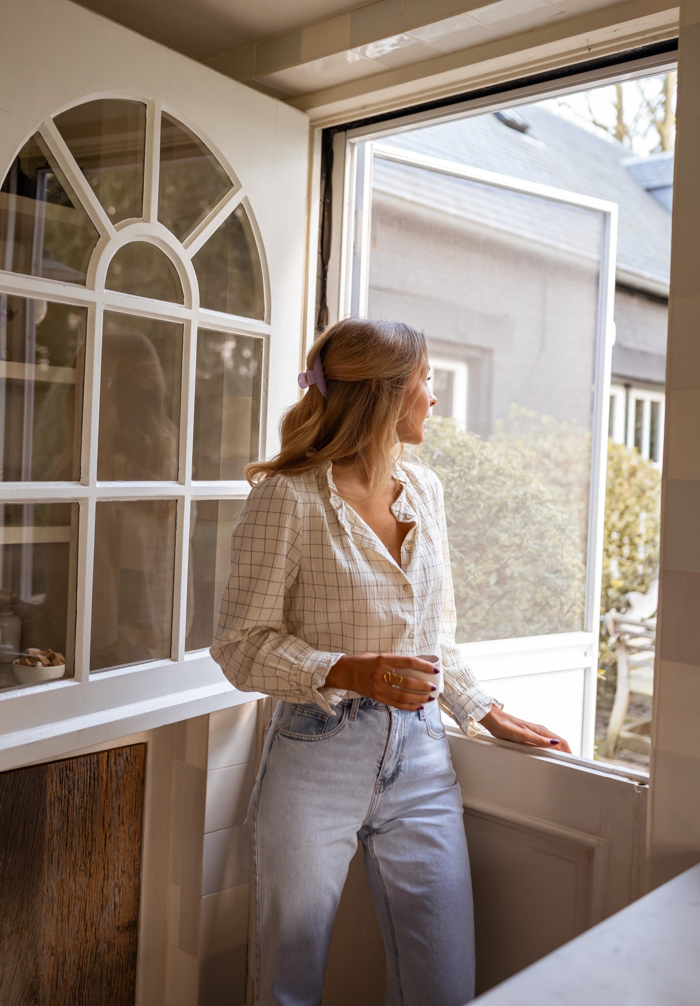 Checkered Blandine Shirt