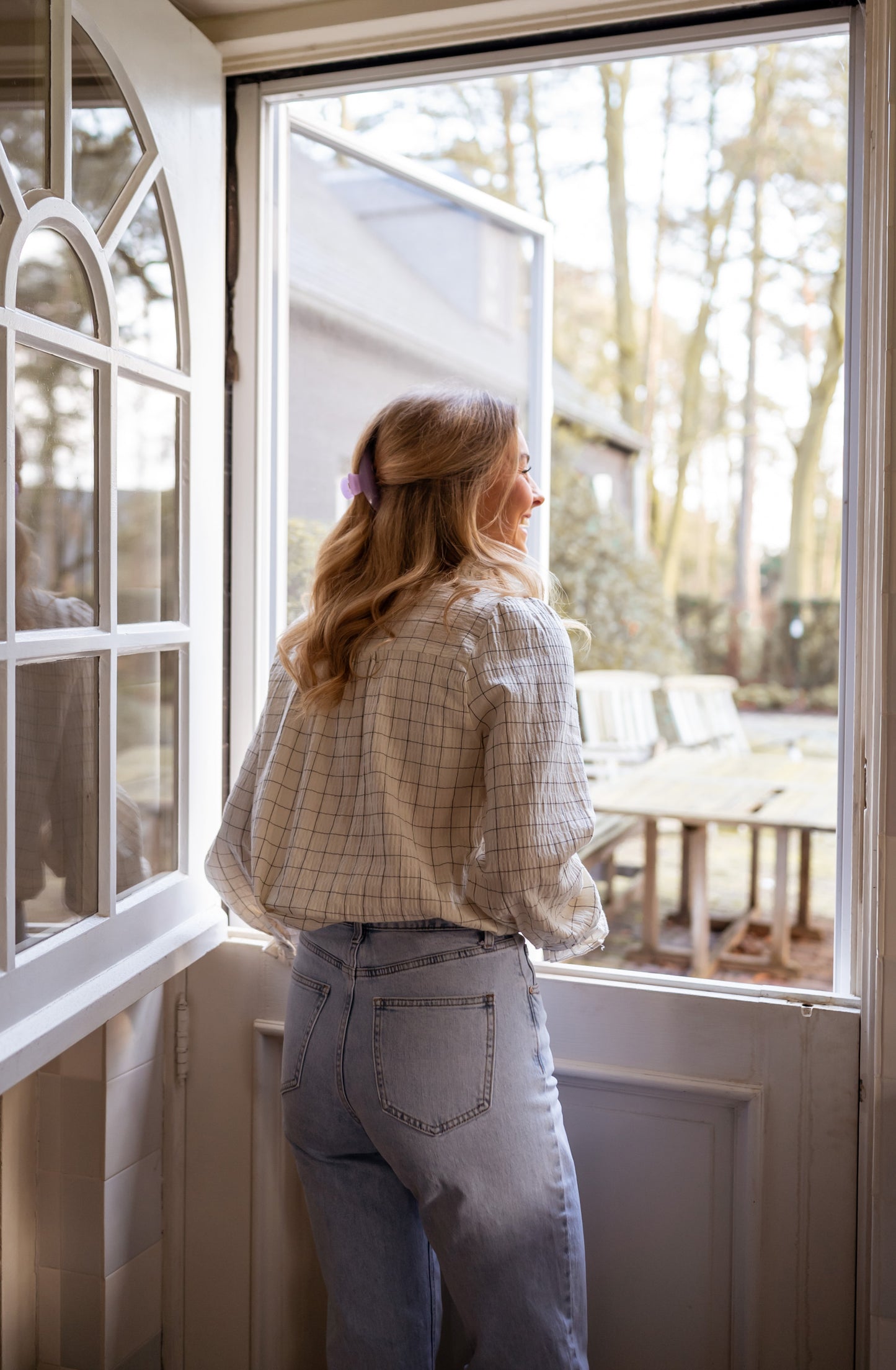 Checkered Blandine Shirt