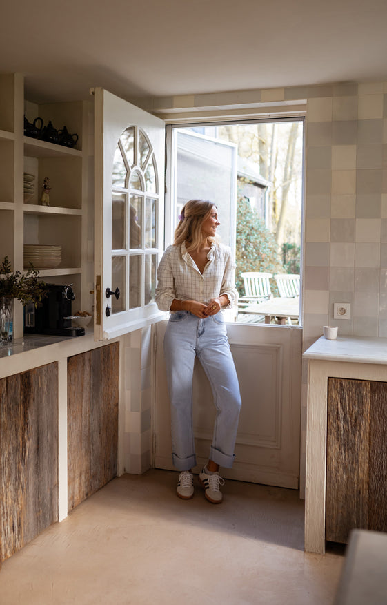 Checkered Blandine Shirt