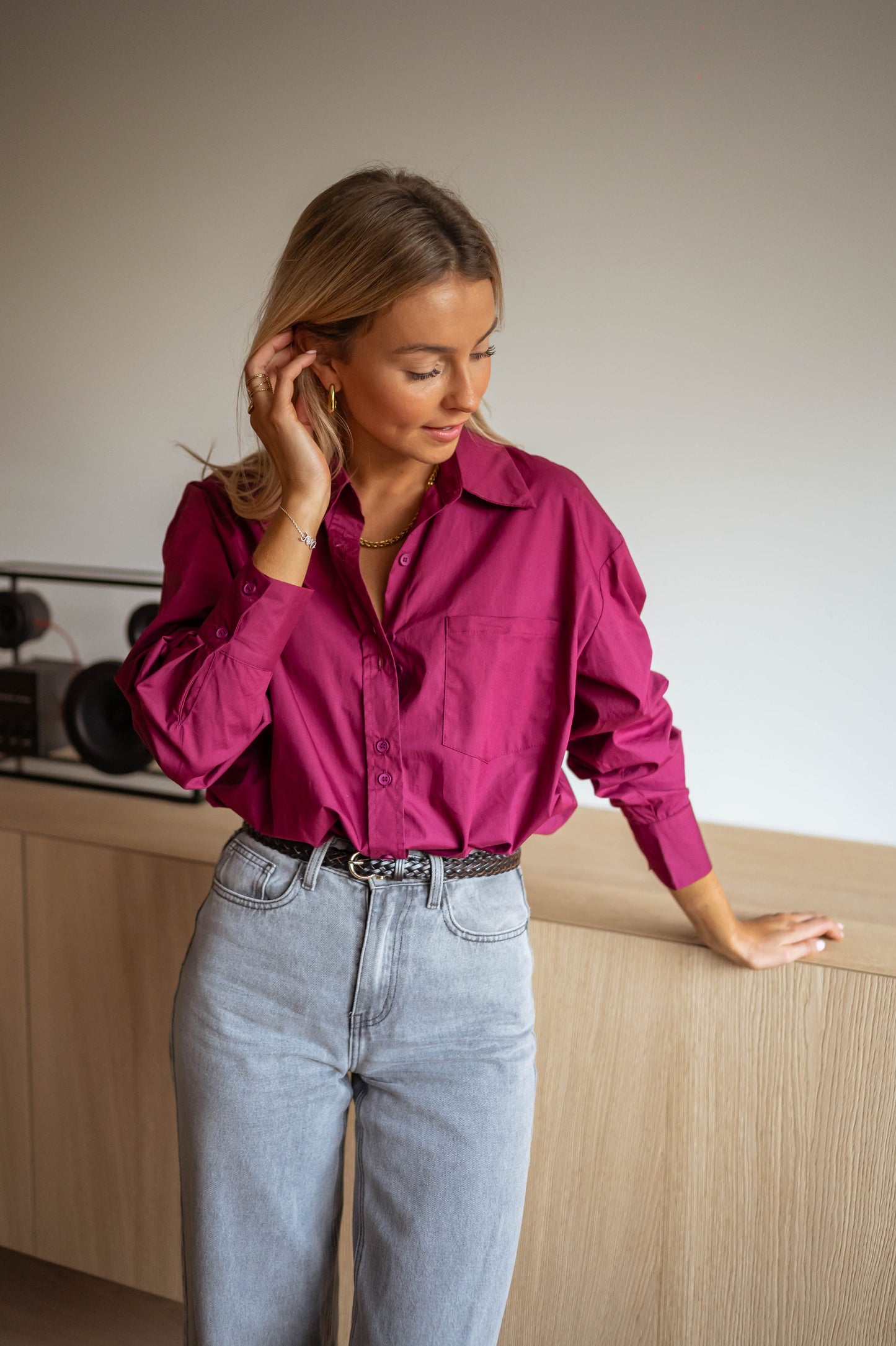 Burgundy Nyno Shirt