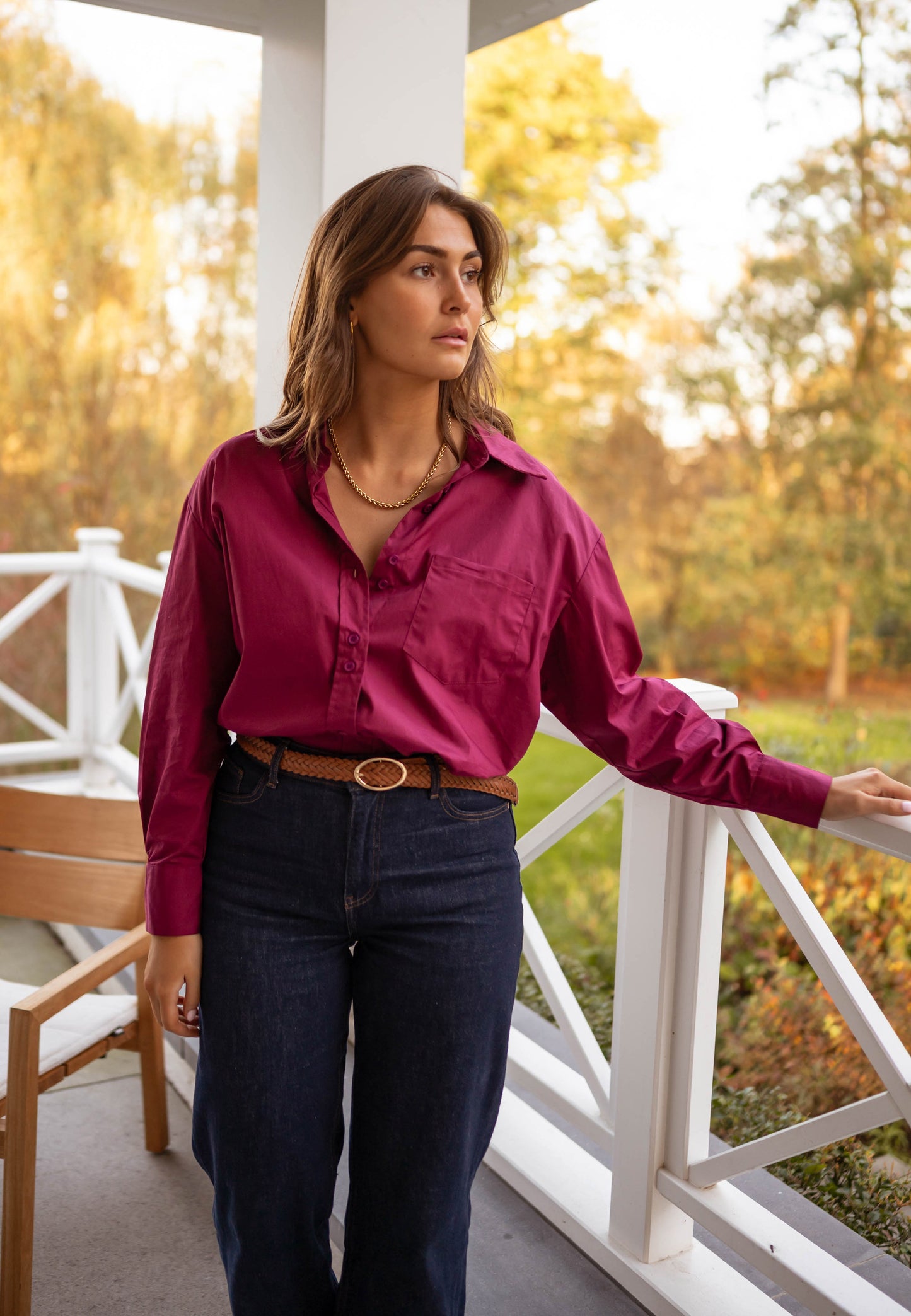 Burgundy Nyno Shirt