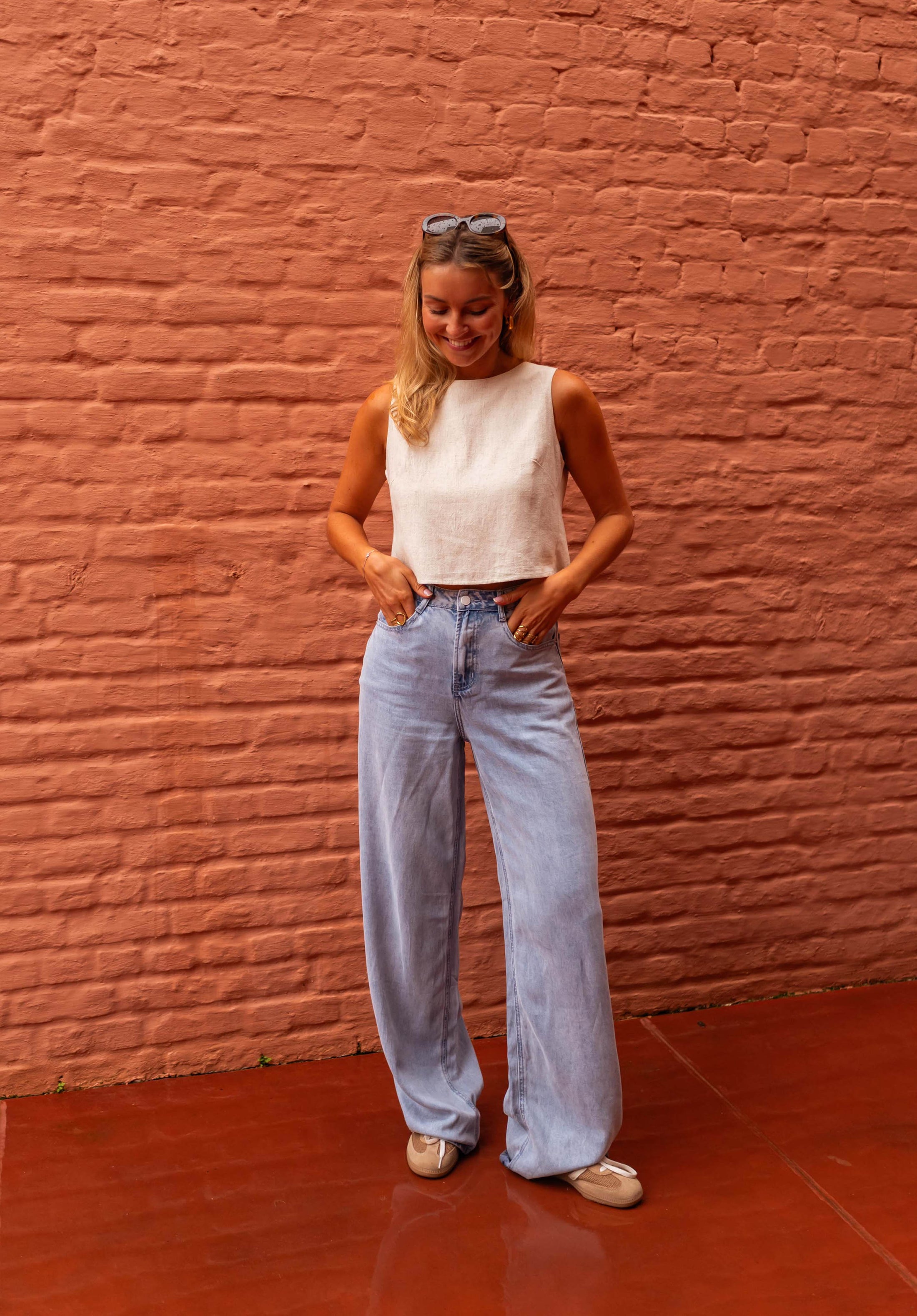 Asha Top - Navy main image 0