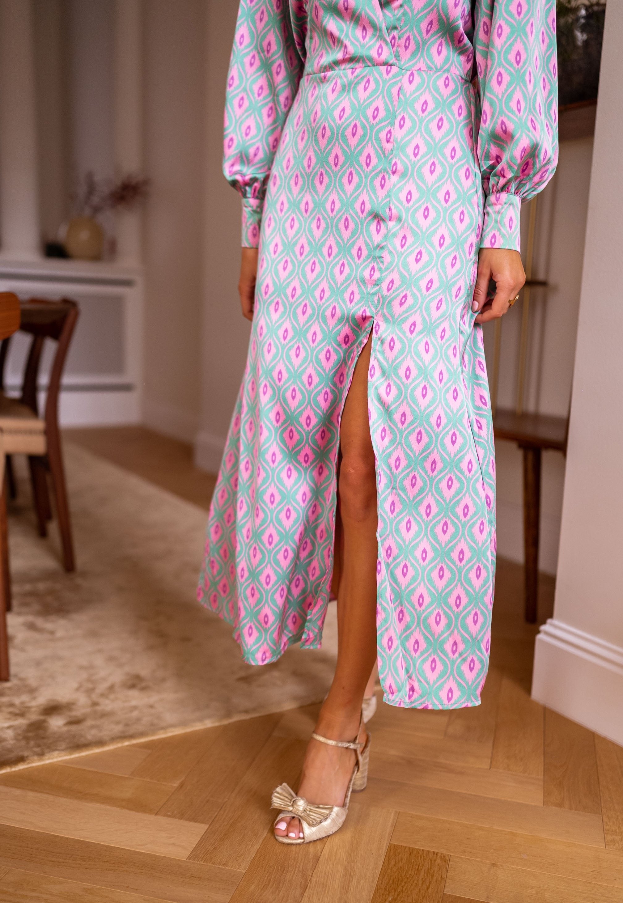 Patterned Siam Maxi Dress