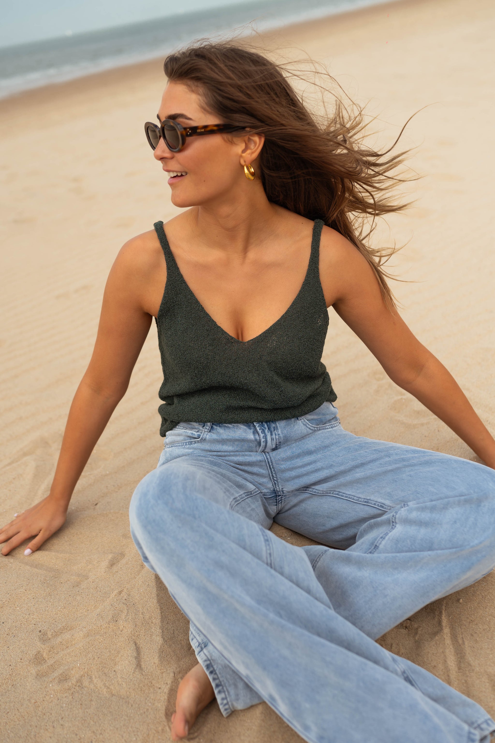 Nadya Green Top