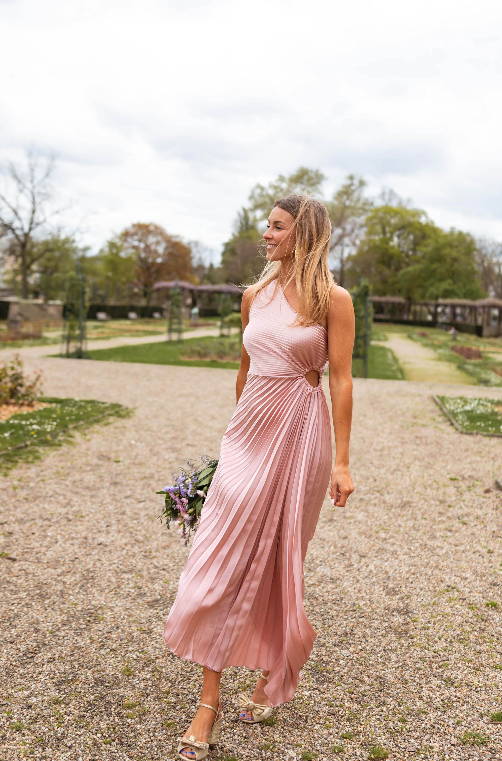 Powder Pink Meredith Dress