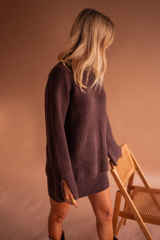 Chocolate Aurele Sweater