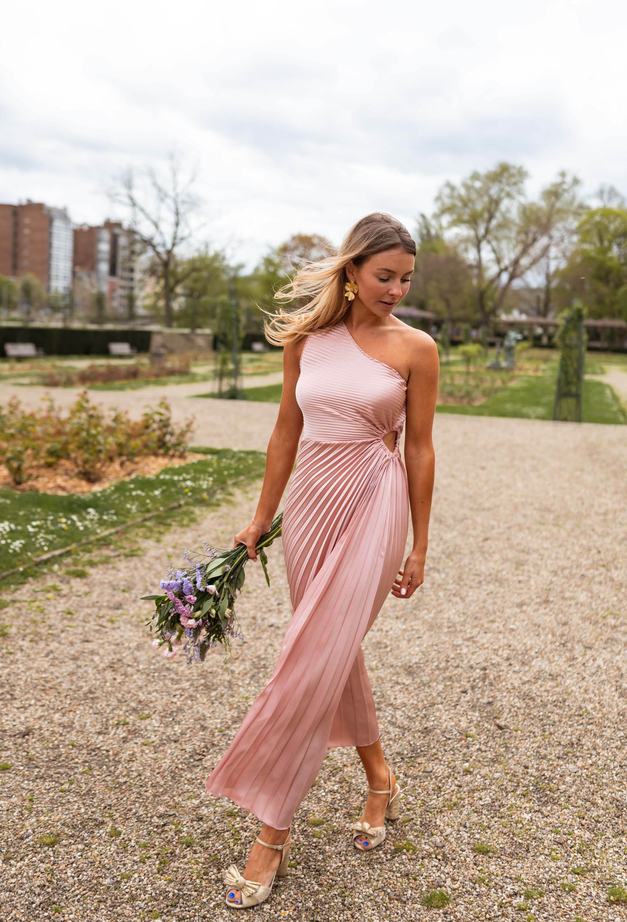 Powder Pink Meredith Dress