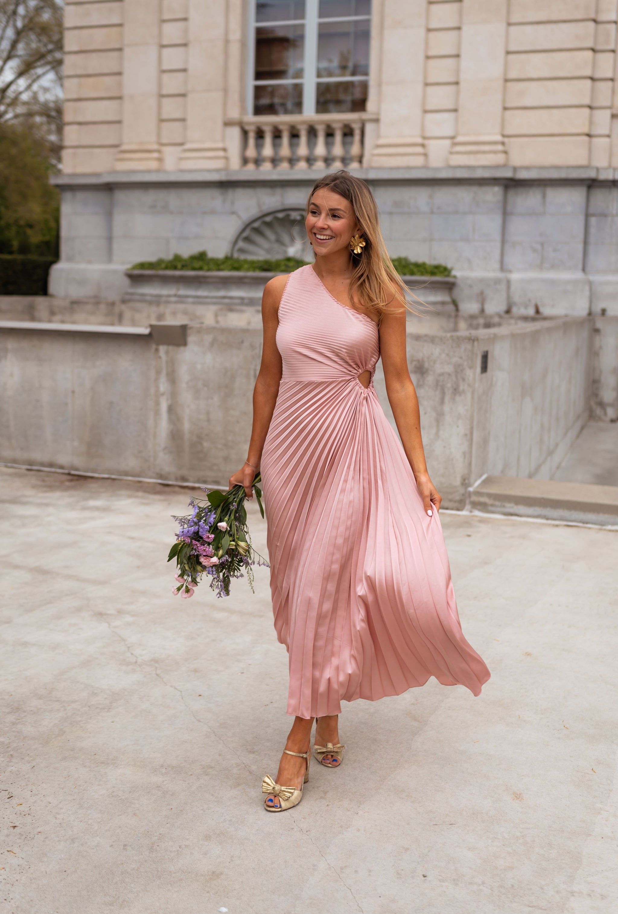 Powder Pink Meredith Dress