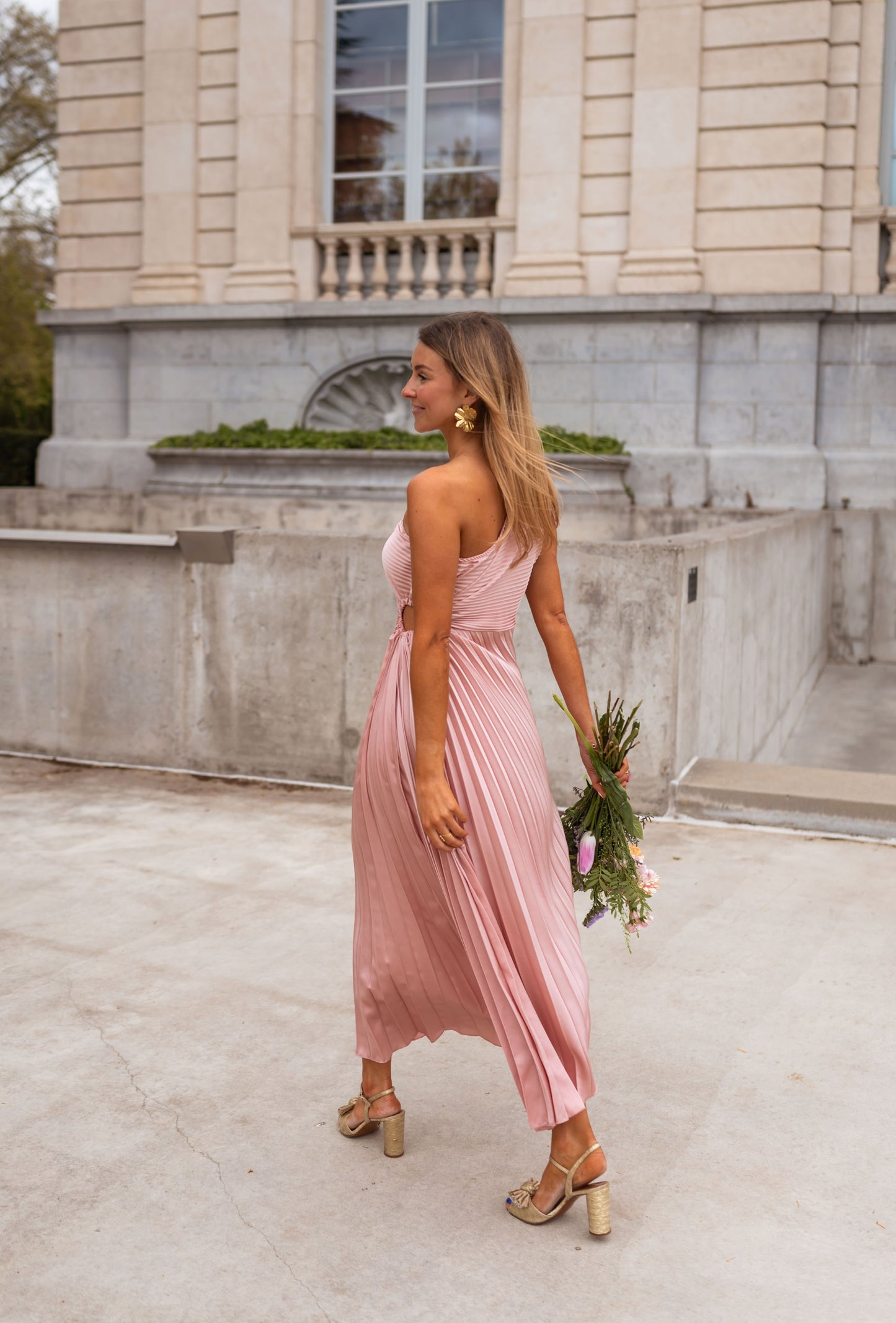 Powder Pink Meredith Dress