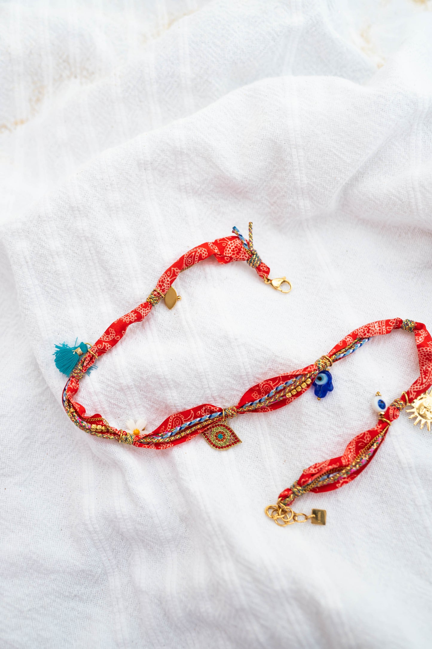 Red and Golden Louny Bracelet