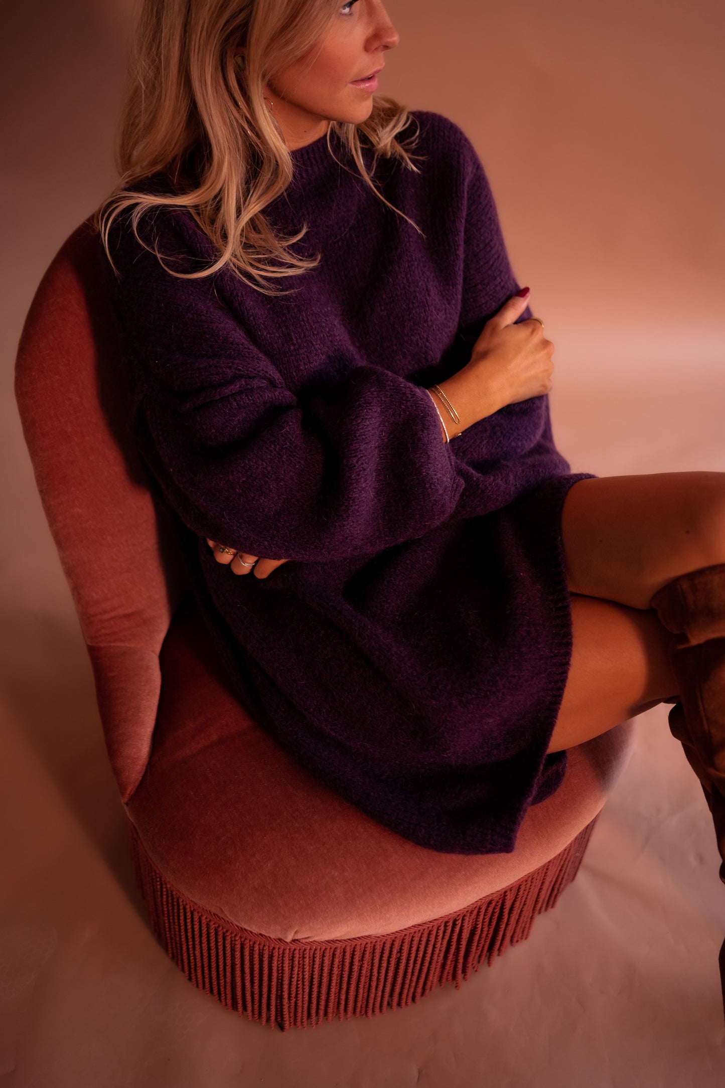 Plum Elyas Sweater Dress