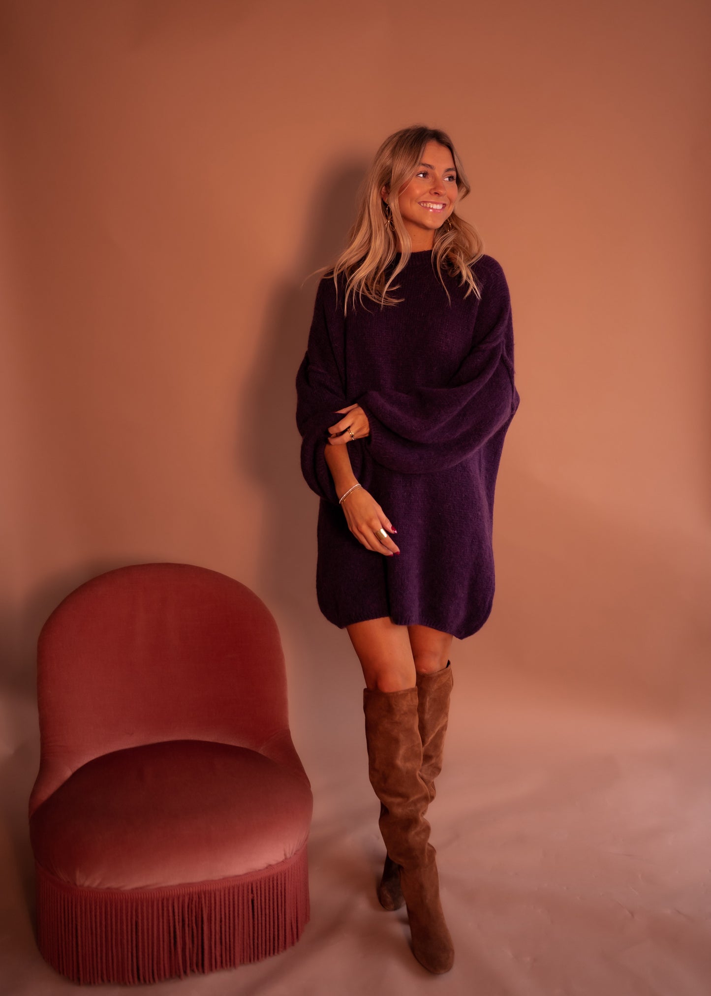 Plum Elyas Sweater Dress